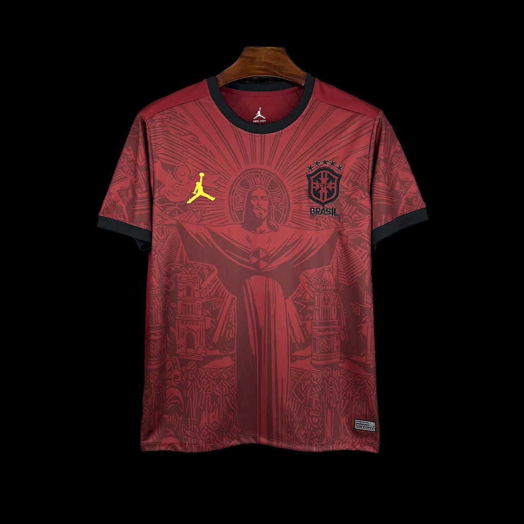 Brasilien Jesus Christus der Erlöser Jordan Rotes Trikot 2025/2026