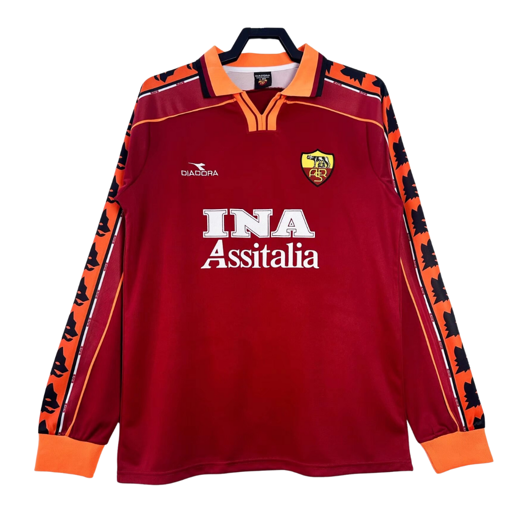 AS Roma Langarm Heimtrikot – 1998-99