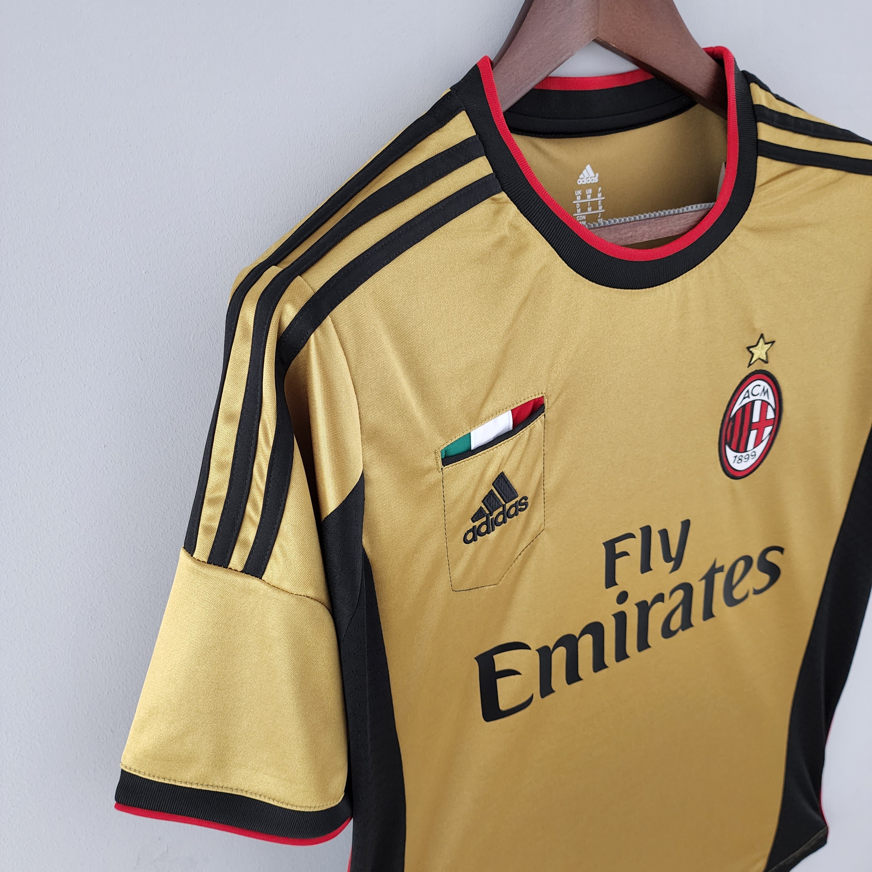 AC Milan Goldenes Trikot 2013/14 Retro