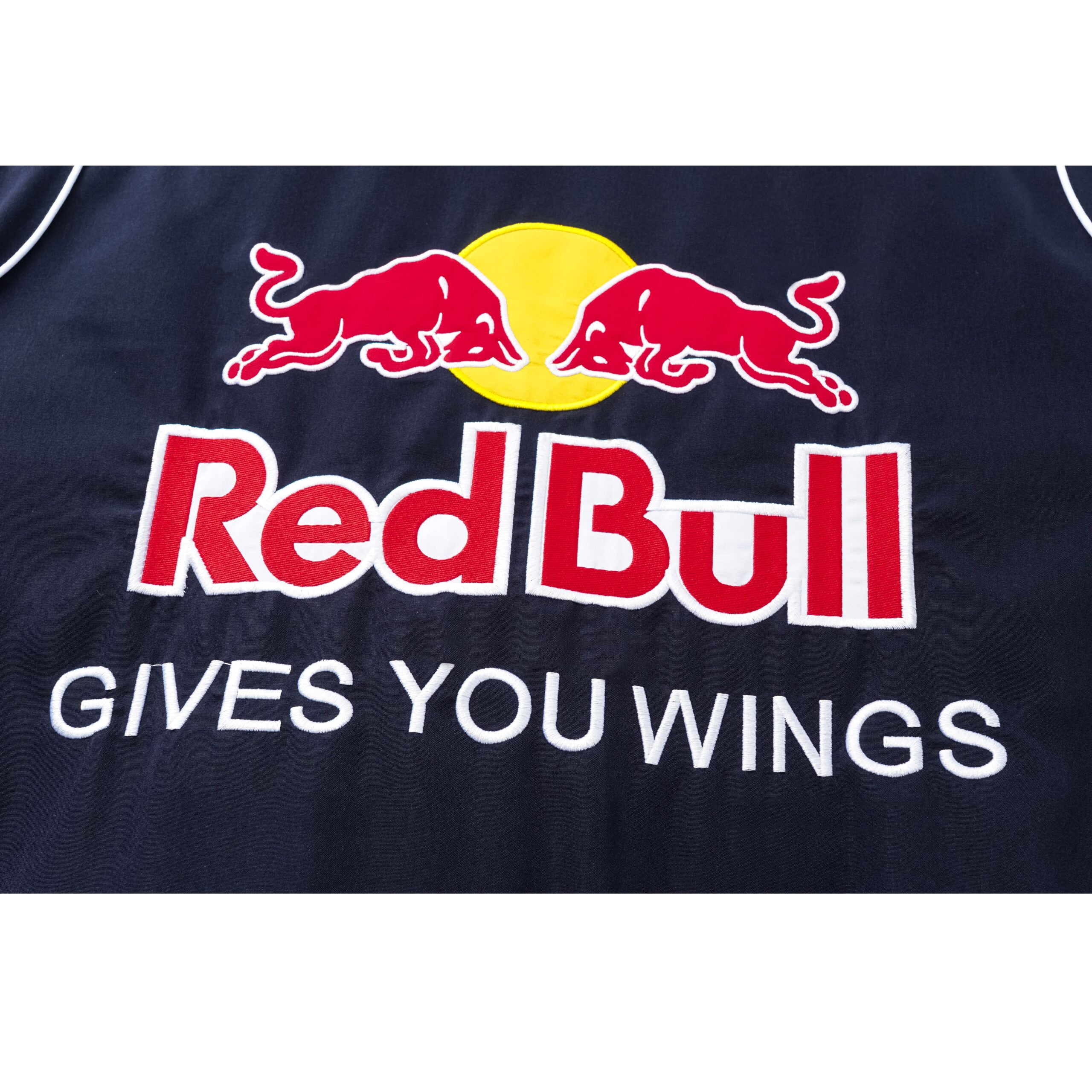 Giacca Team Corse Red Bull Racing F1 - Bomber Motorsport Blu Navy con Sponsor Ricamati
