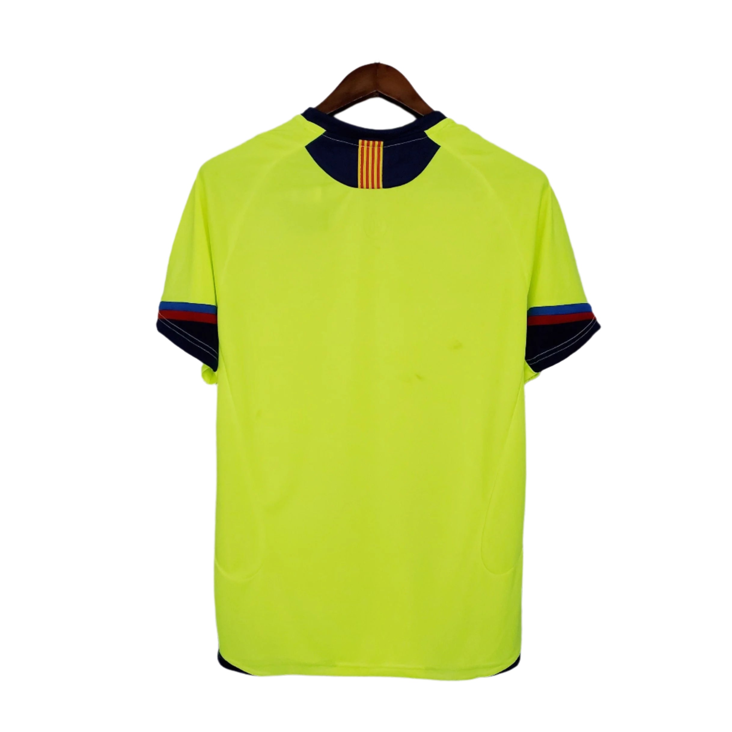 Barcelona 2005-2006 Auswärts Retro Trikot (limettengelb)