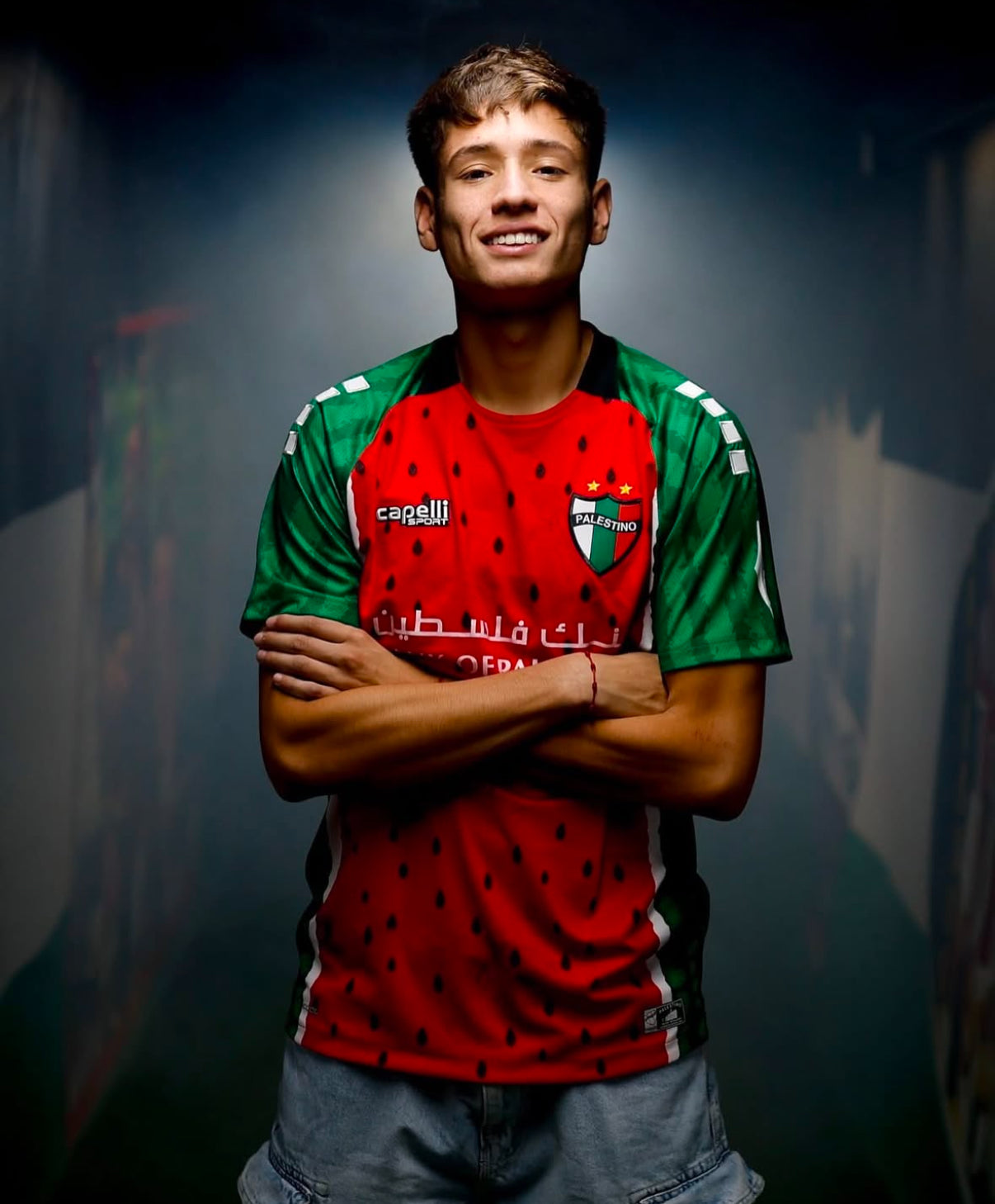 Palästina Wassermelonen Fußballtrikot Pelestino 2025/2026