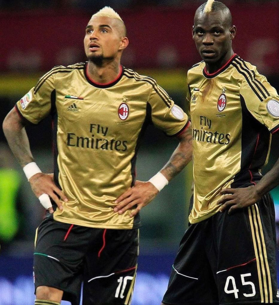 AC Milan Goldenes Trikot 2013/14 Retro