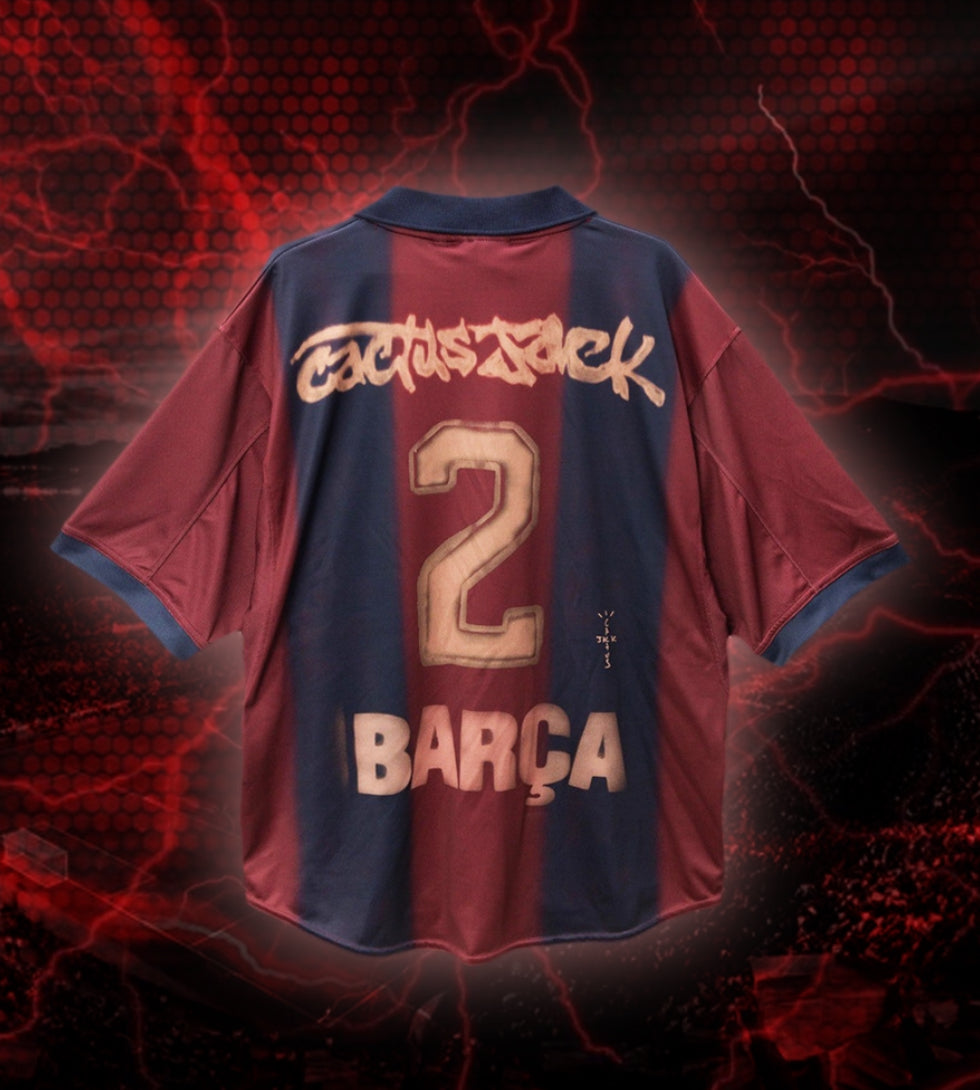 Barcelona x Travis Scott Skelett-Trikot
