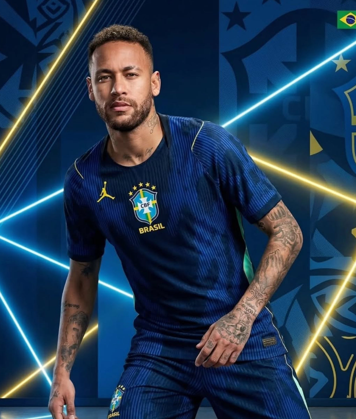 Brasilien Weltmeisterschaft Auswärts-Trikot 2026