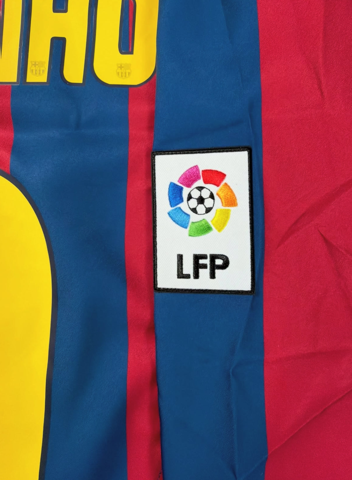 Ronaldinho Retro-Trikot Langarm Barcelona 2005