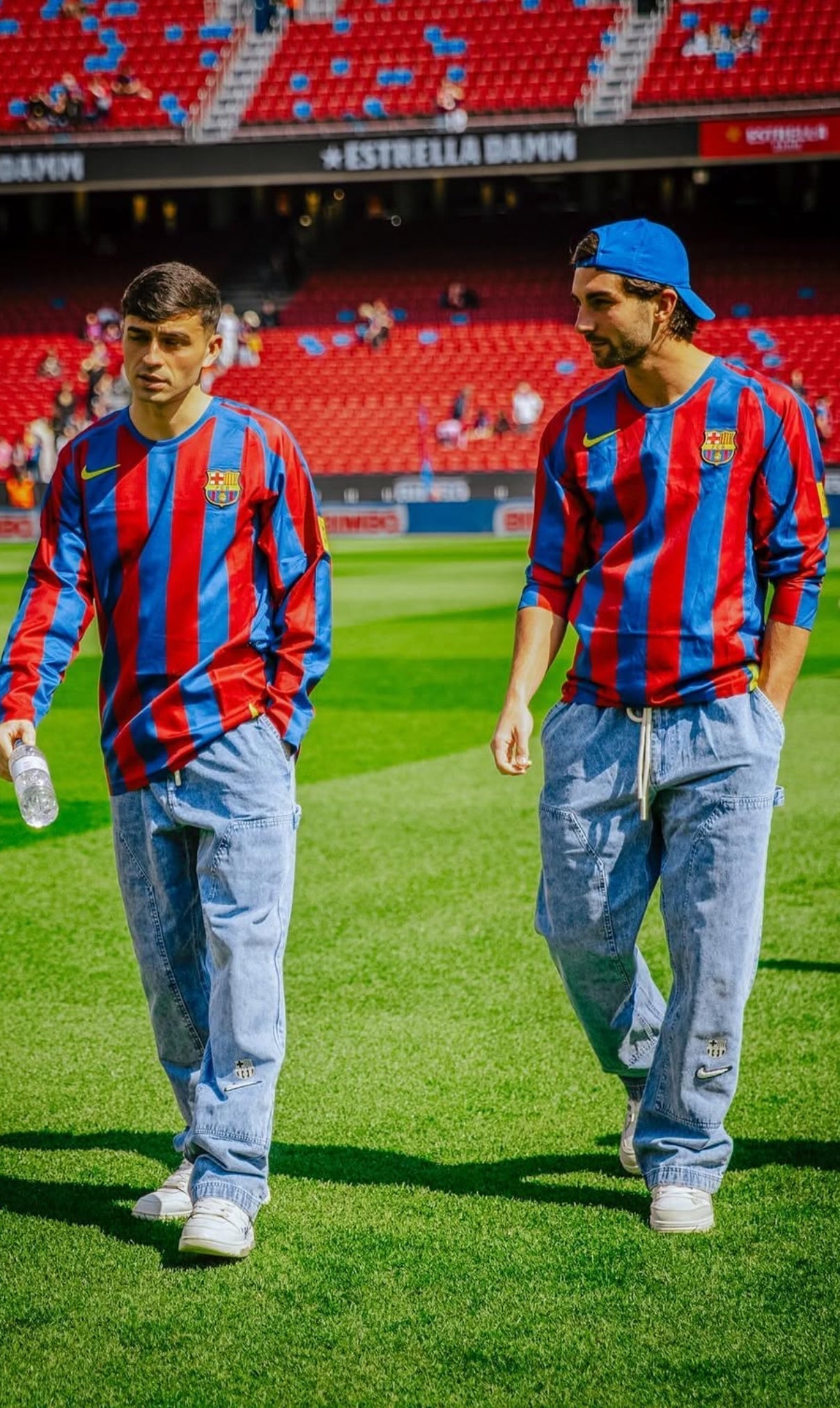 Ronaldinho Retro-Trikot Langarm Barcelona 2005