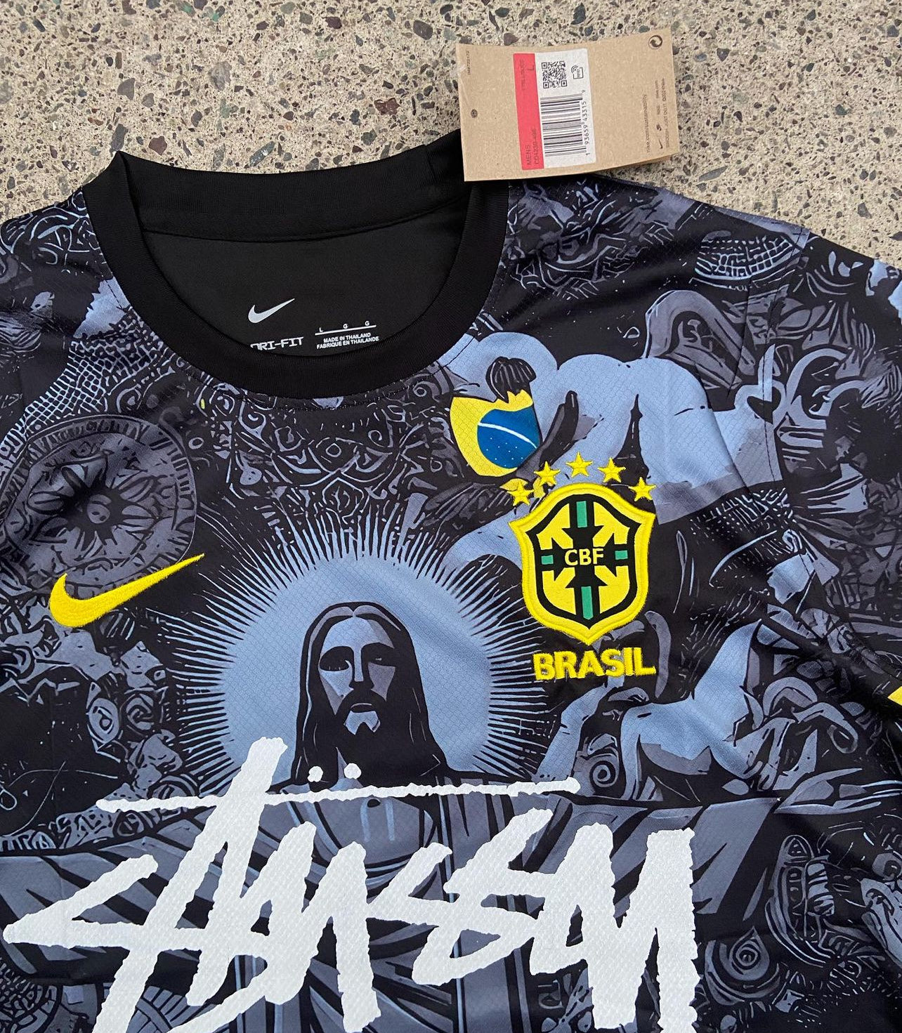 BRASILIEN X JESUS CHRISTUS X STUSSY SONDEREDITION (Schwarz)