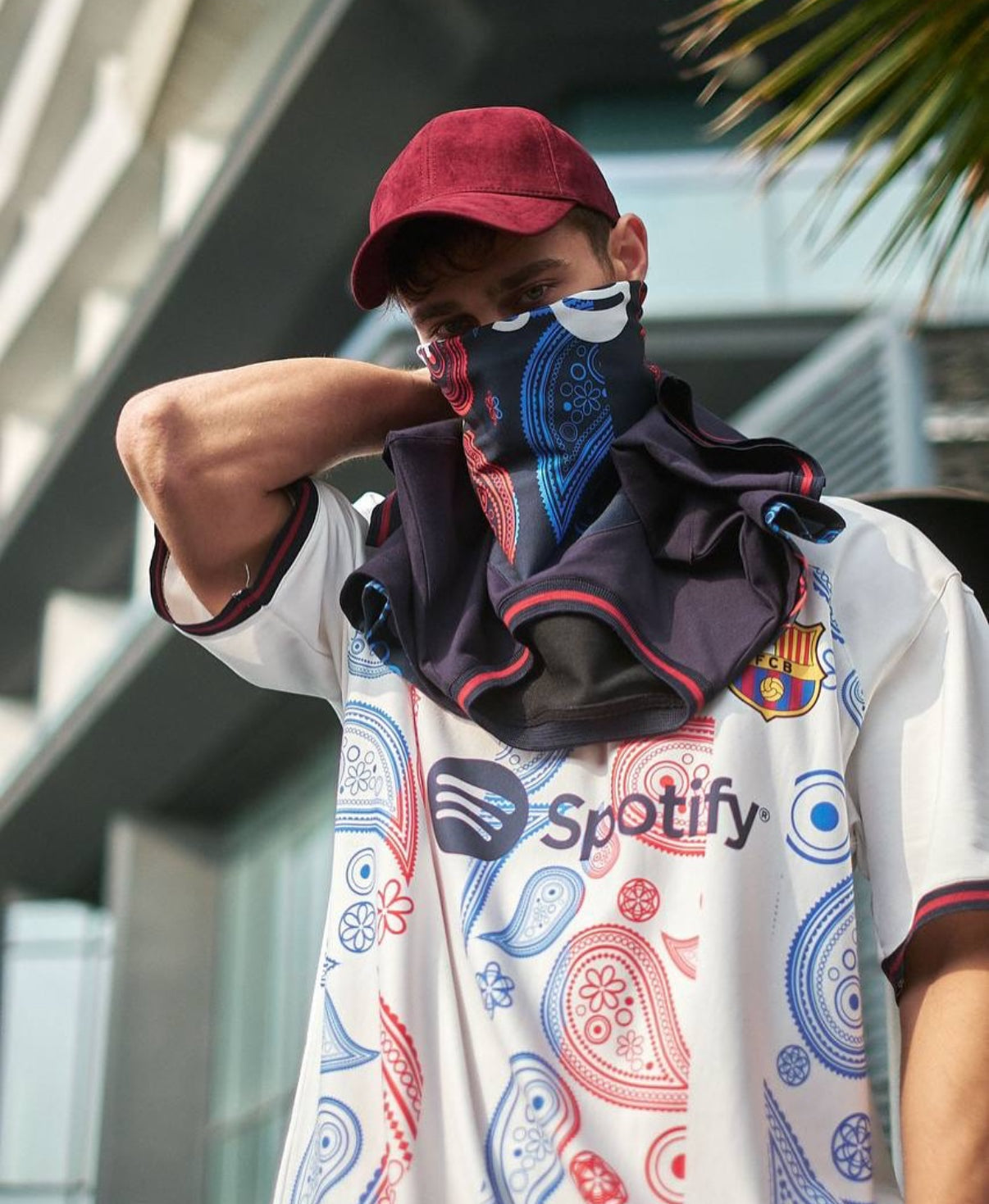 Maglia Bandana Bianca FC Barcelona