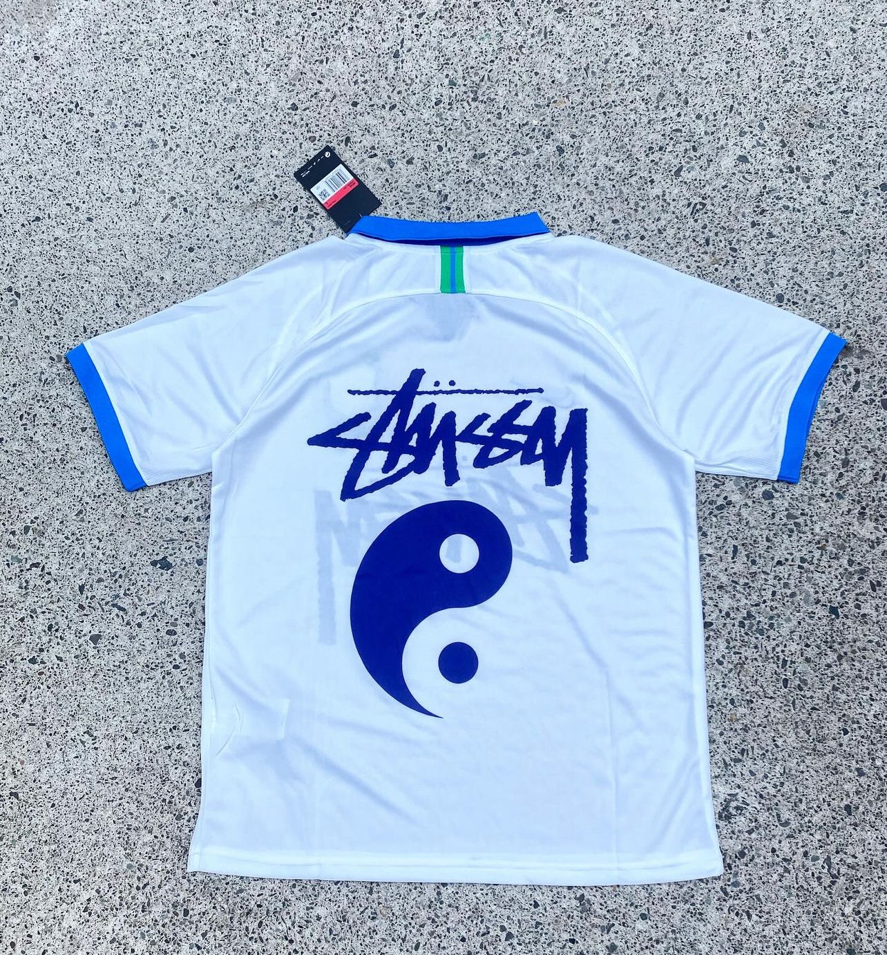 Brasilien weiß und blau 2019 Stussy Sonderedition
