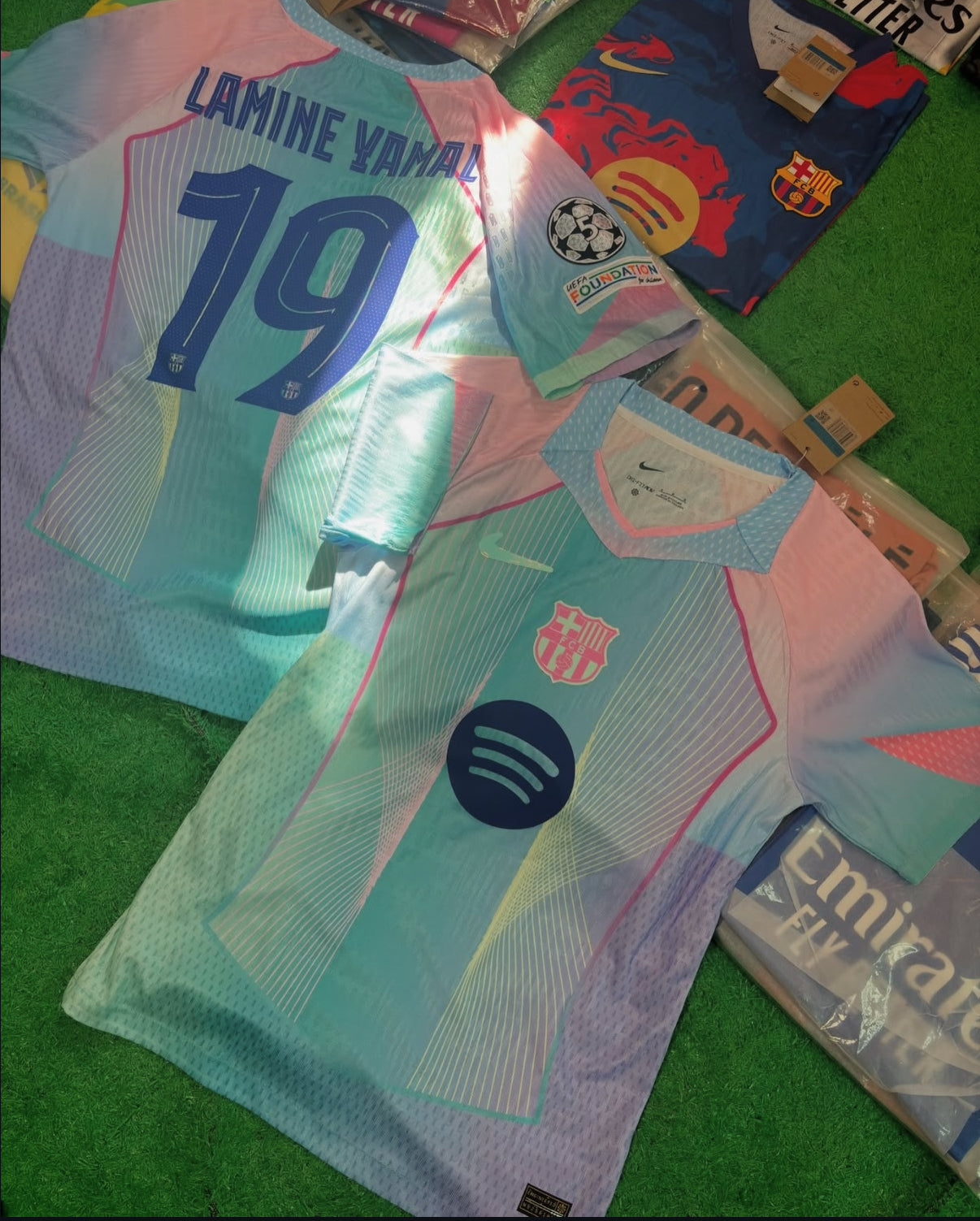 Maglia Edizione Speciale Azzurro Chiaro FC Barcelona