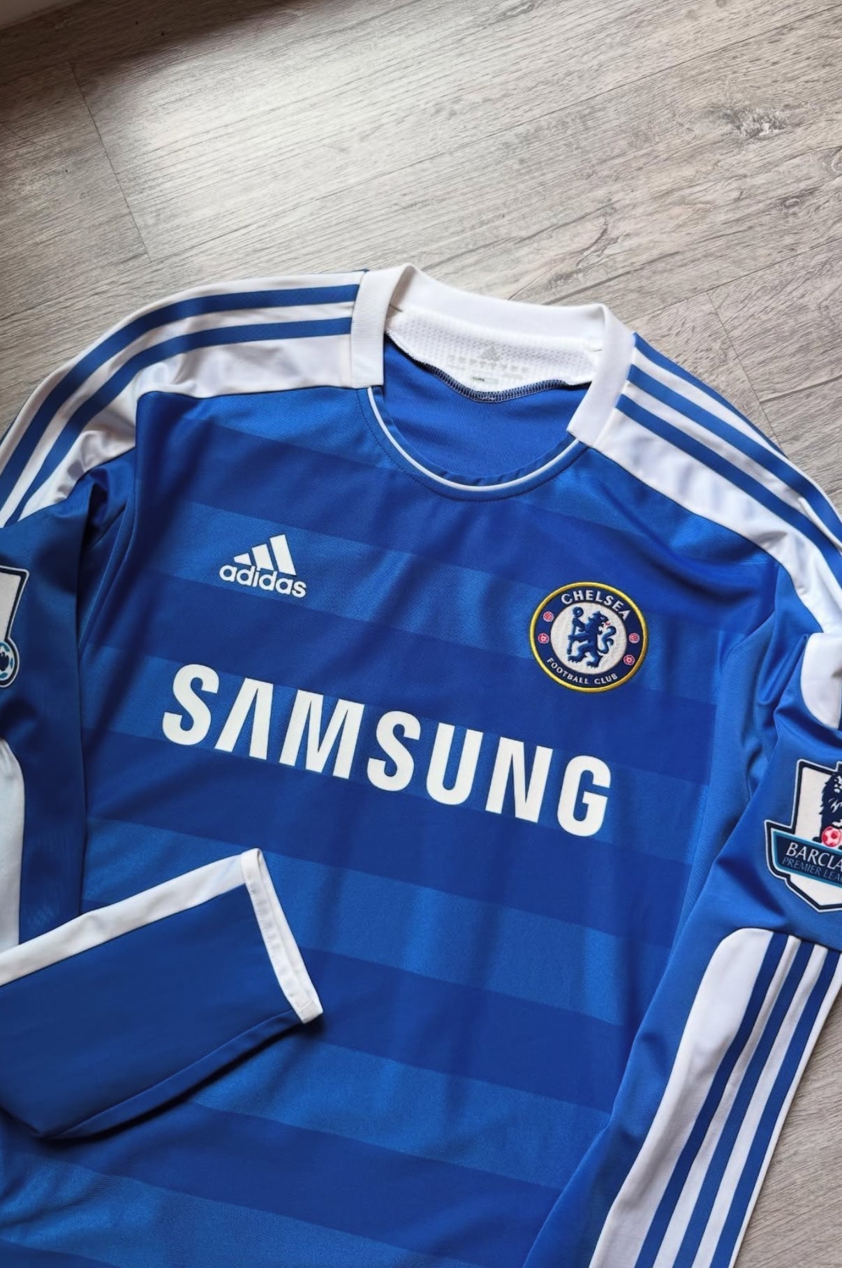 Chelsea 2011-2012 Retrotrikot mit langen Ärmeln