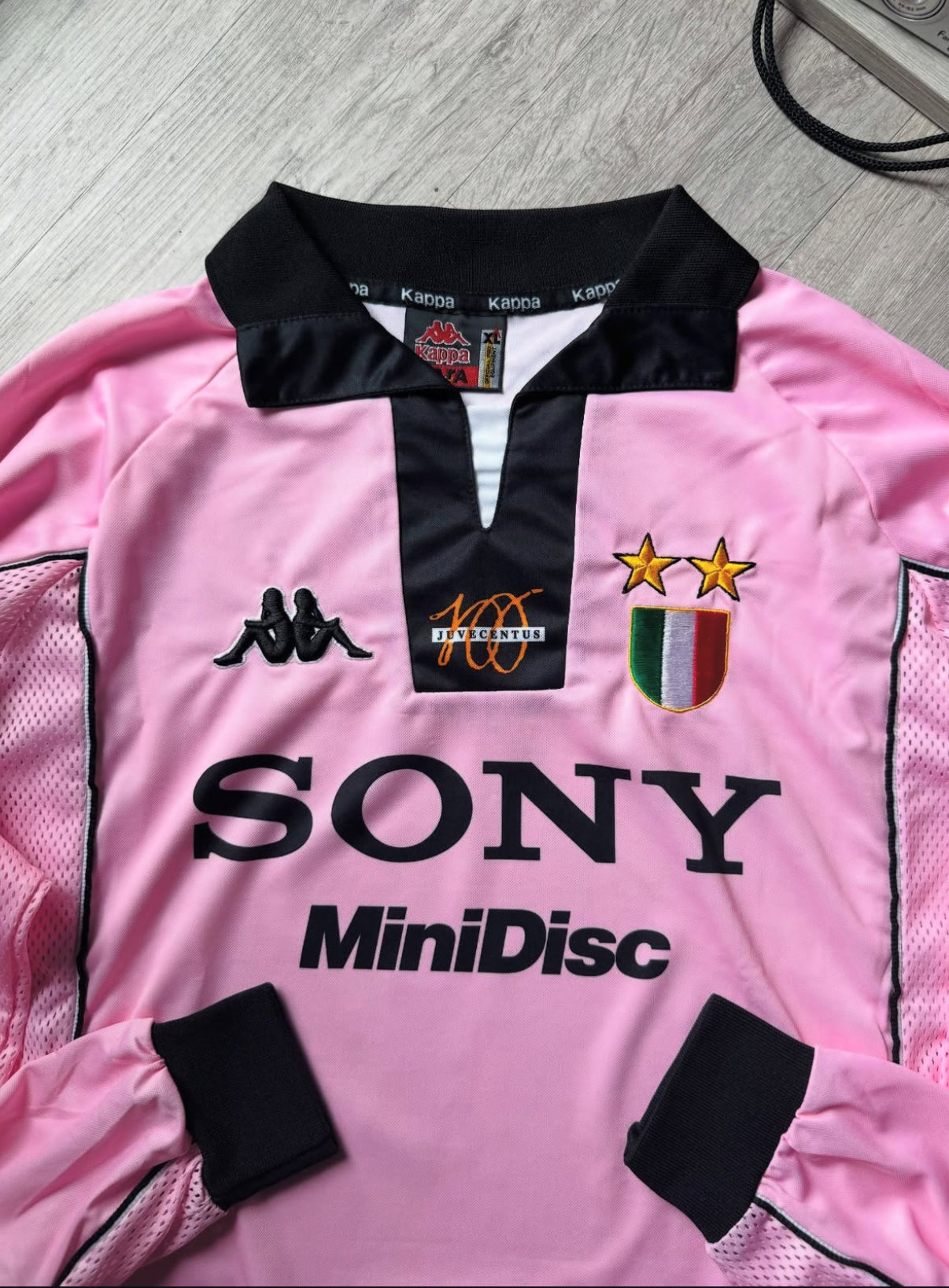 Maglia Retro Maniche Lunghe Rosa Juventus 1997-1998
