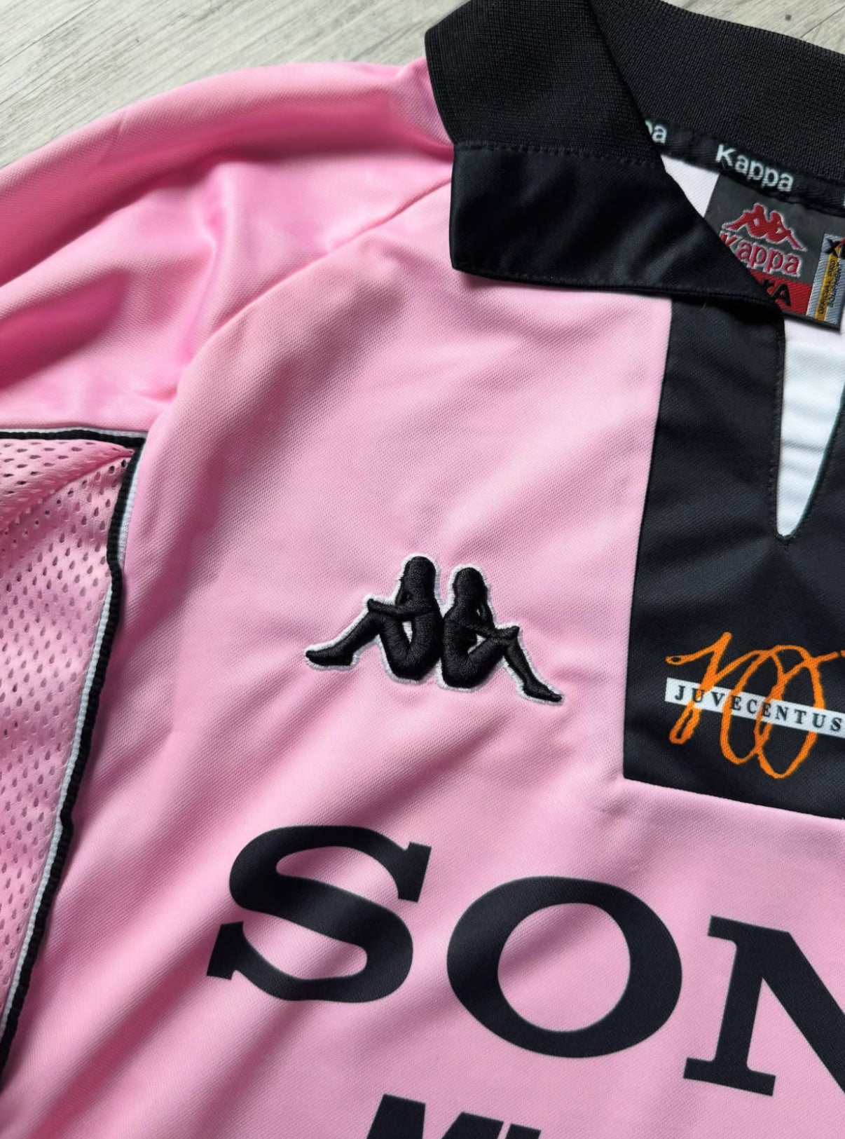 Maglia Retro Maniche Lunghe Rosa Juventus 1997-1998