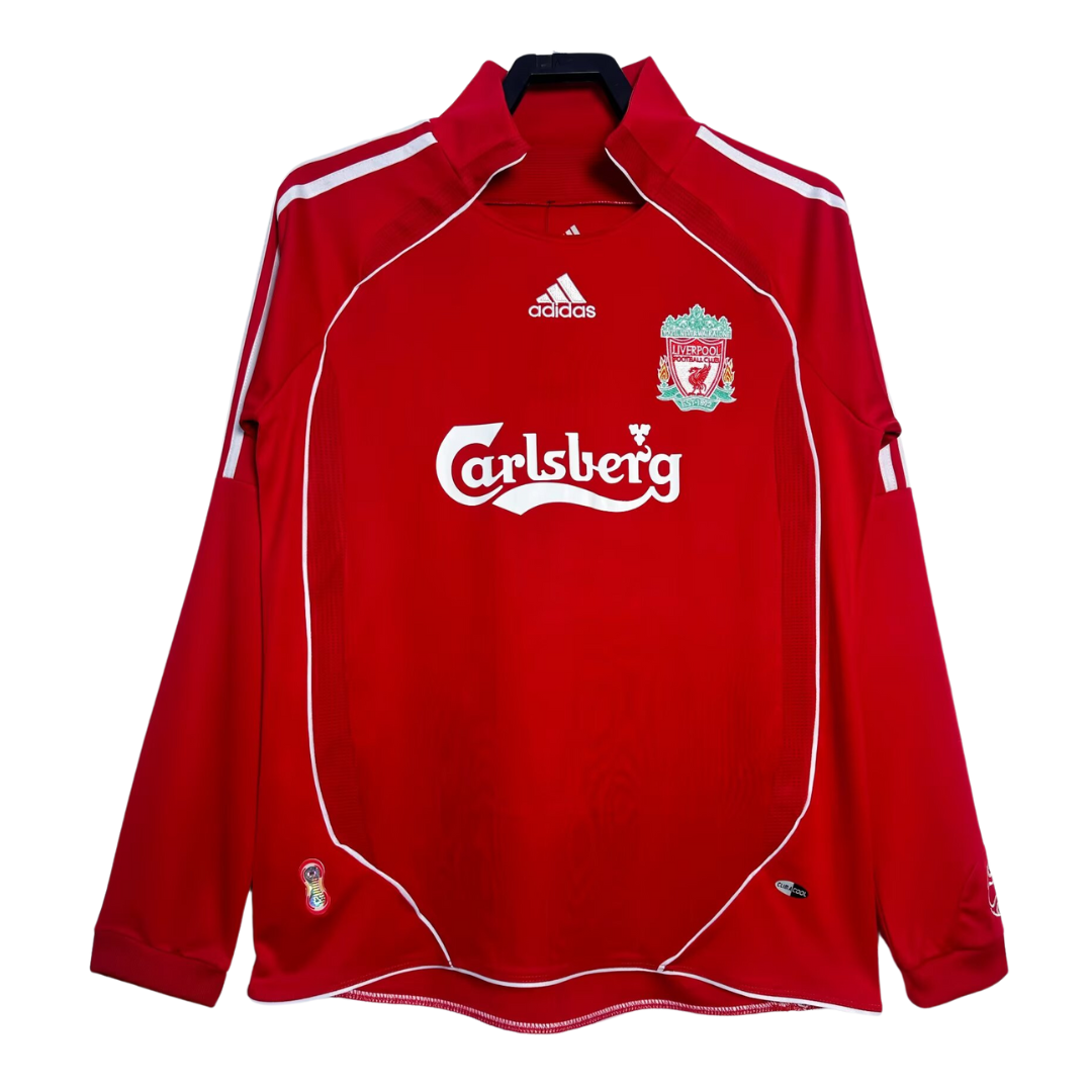 Maglia Casa Retrò Liverpool Maniche Lunghe 2006-2008