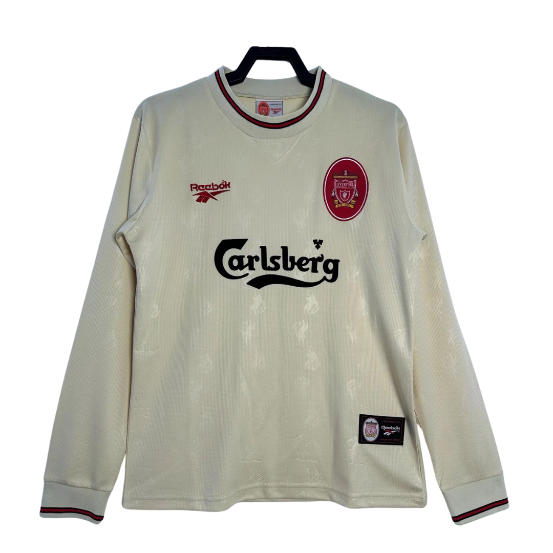 Liverpool Langarm Auswärtstrikot – 1996-97