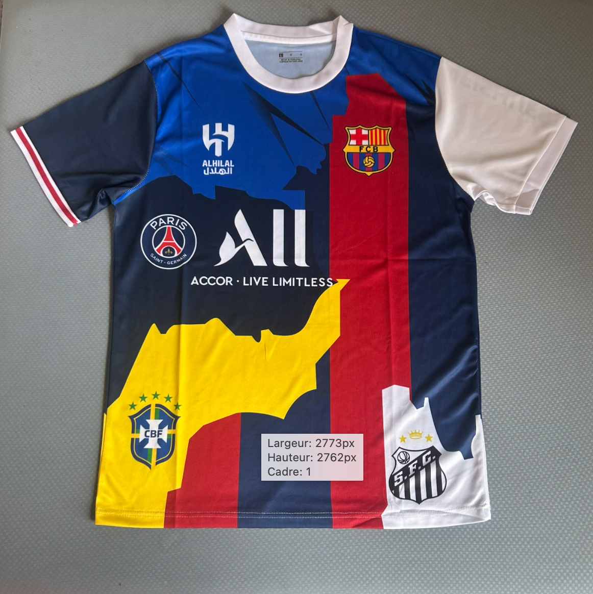 Maglia di tutte le squadre di Neymar