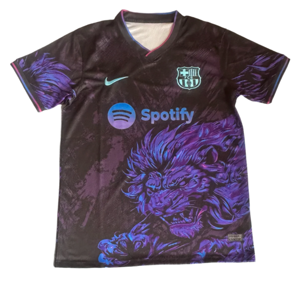 FC Barcelona Lila Löwen Trikot
