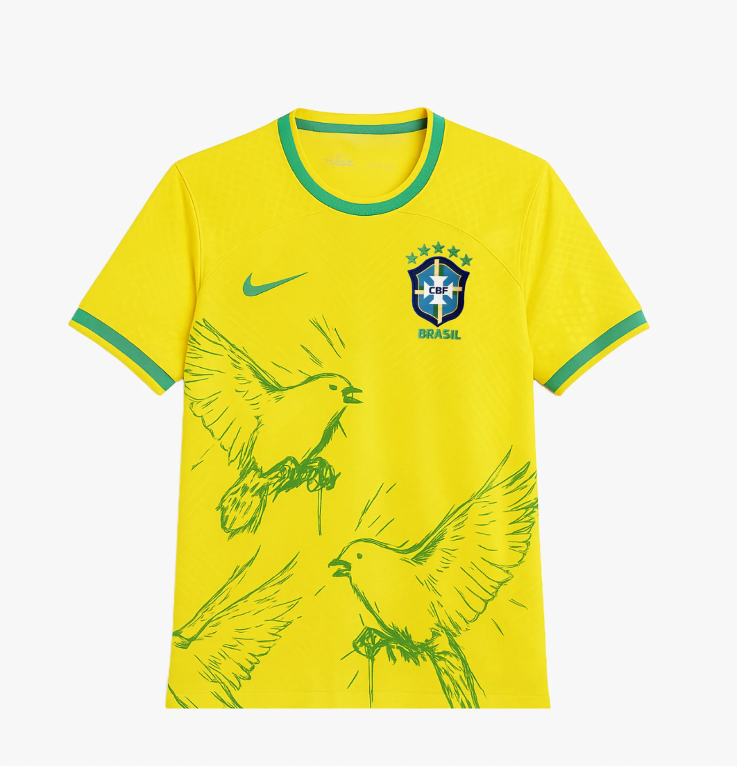 Brasilien Gelbe Vögel Trikot