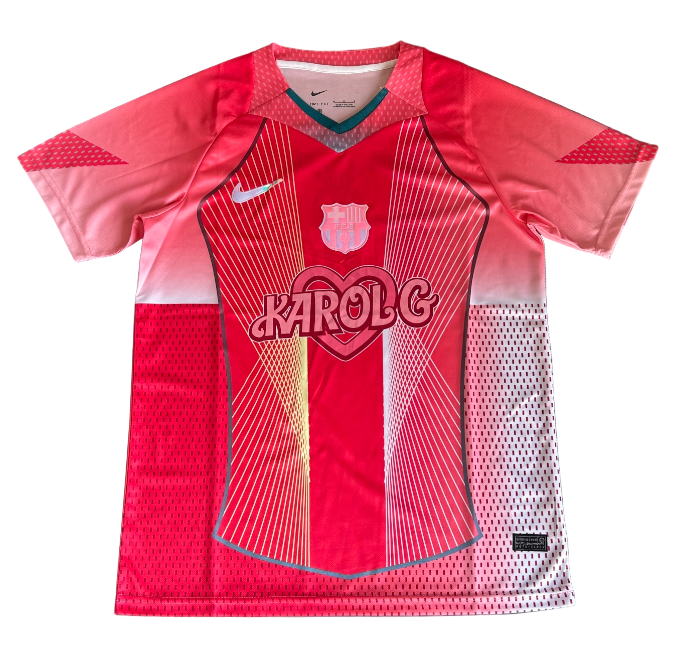 FC Barcelona Karol G Trikot Pink Sonderedition