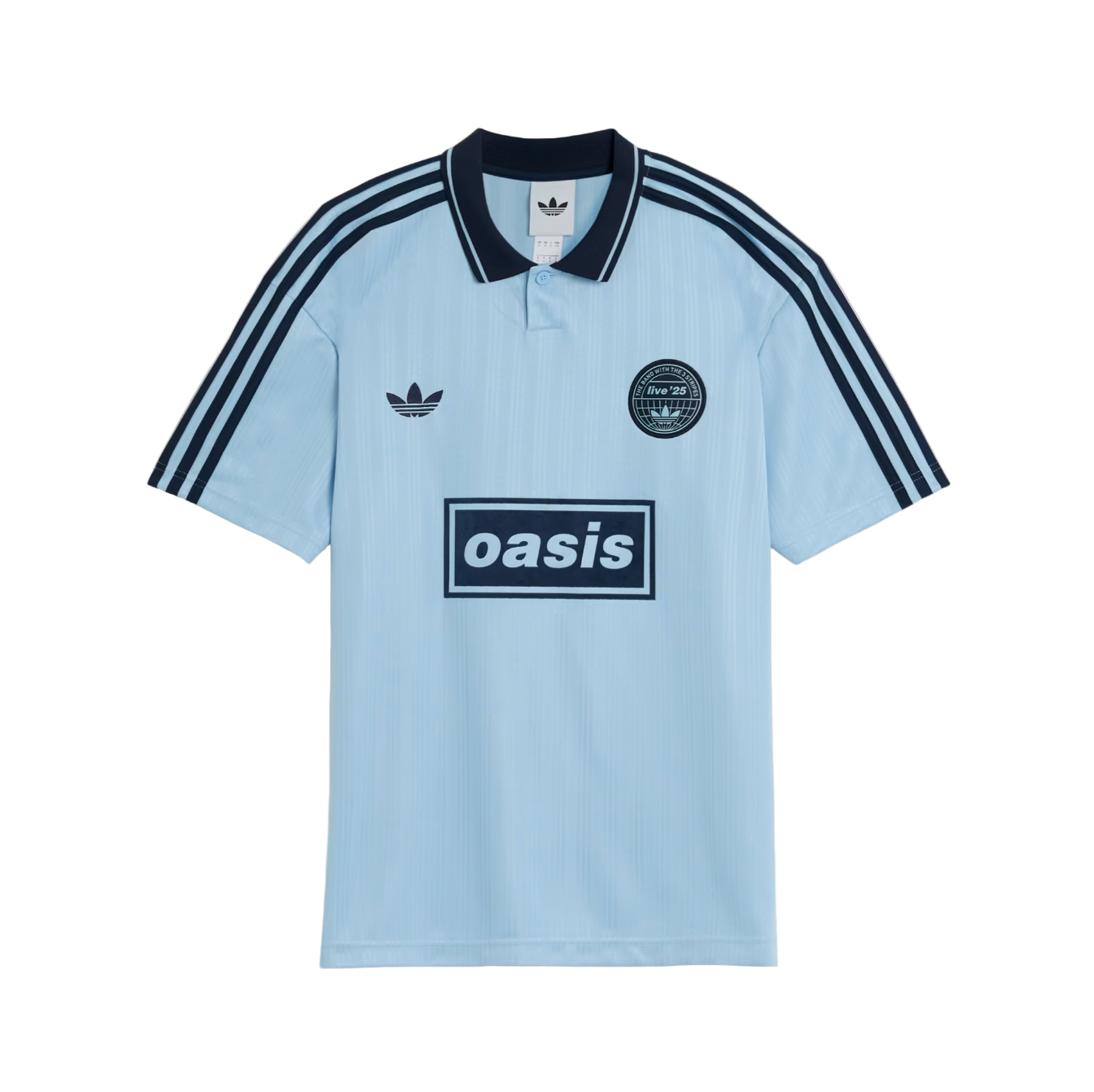 Maglia Oasis x Adidas azzurro chiaro