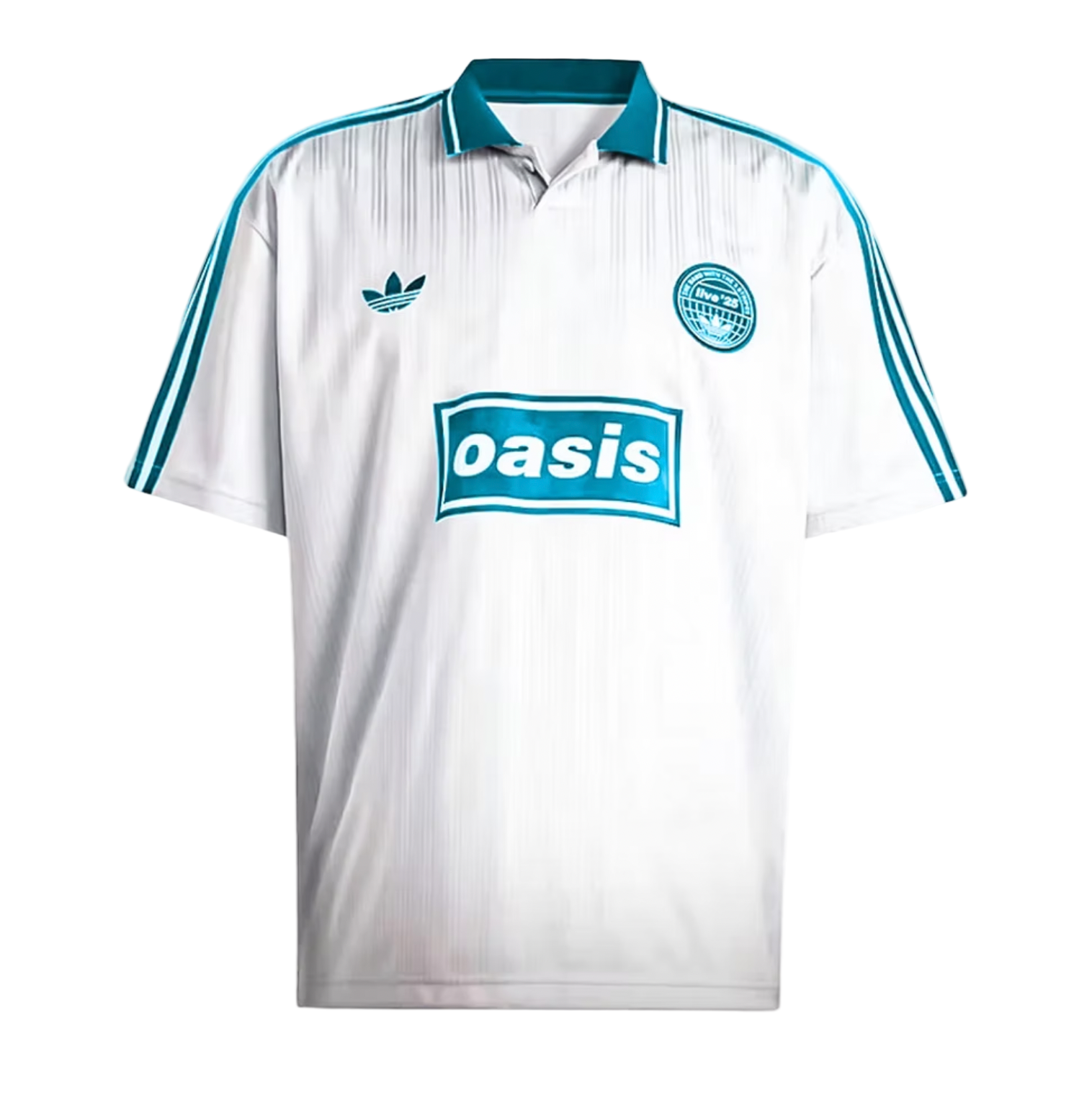 Oasis x Adidas Trikot Weiß und Hellblau