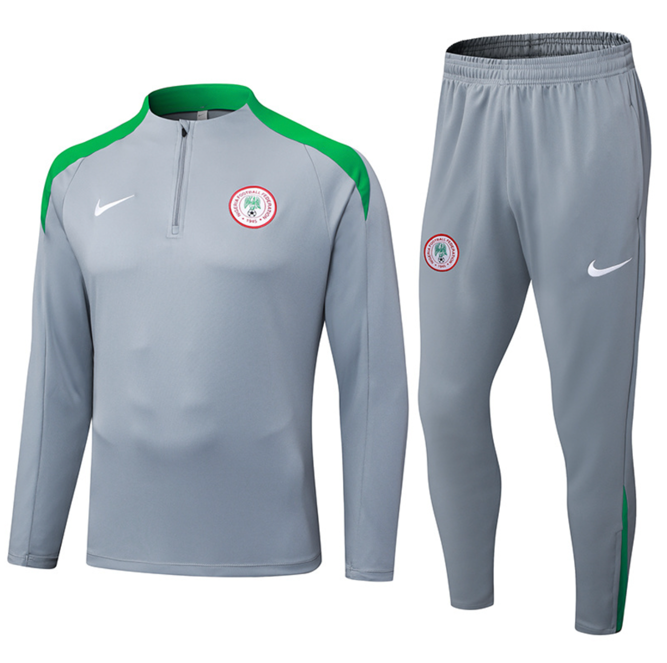 Nigeria 2025/2026 Grauer Trainingsanzug
