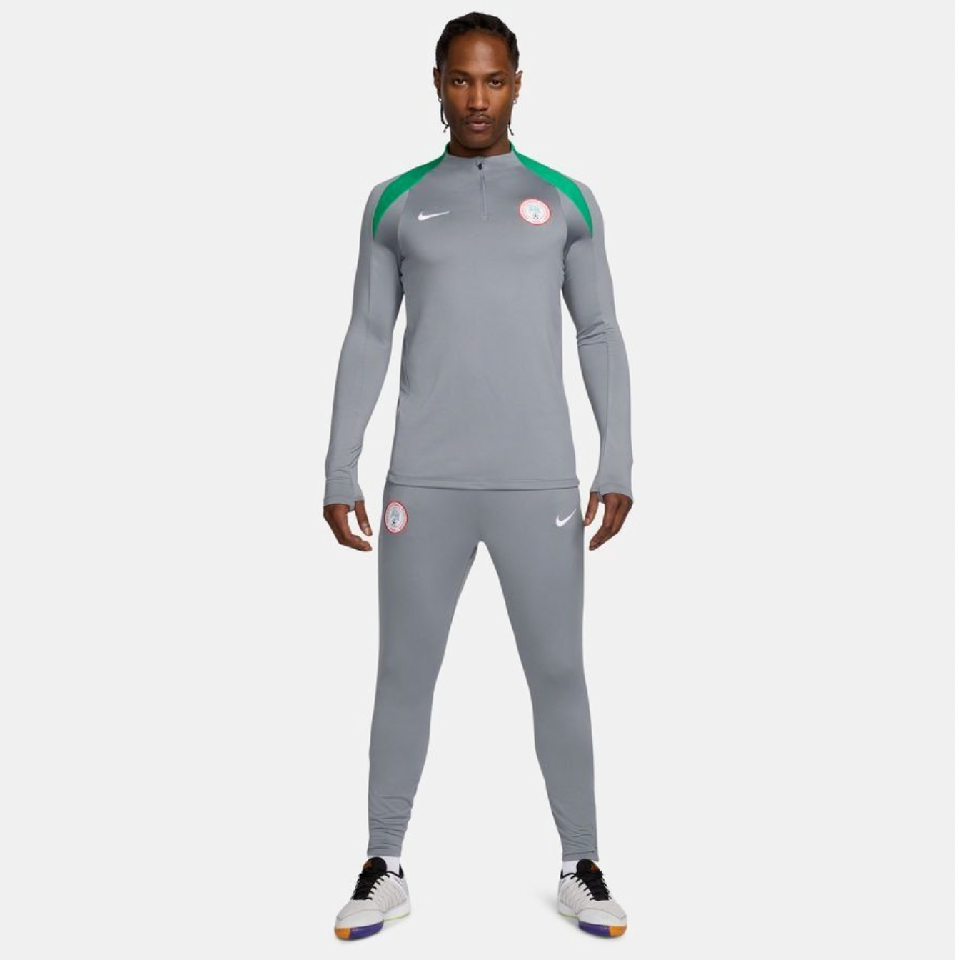 Nigeria 2025/2026 Grauer Trainingsanzug
