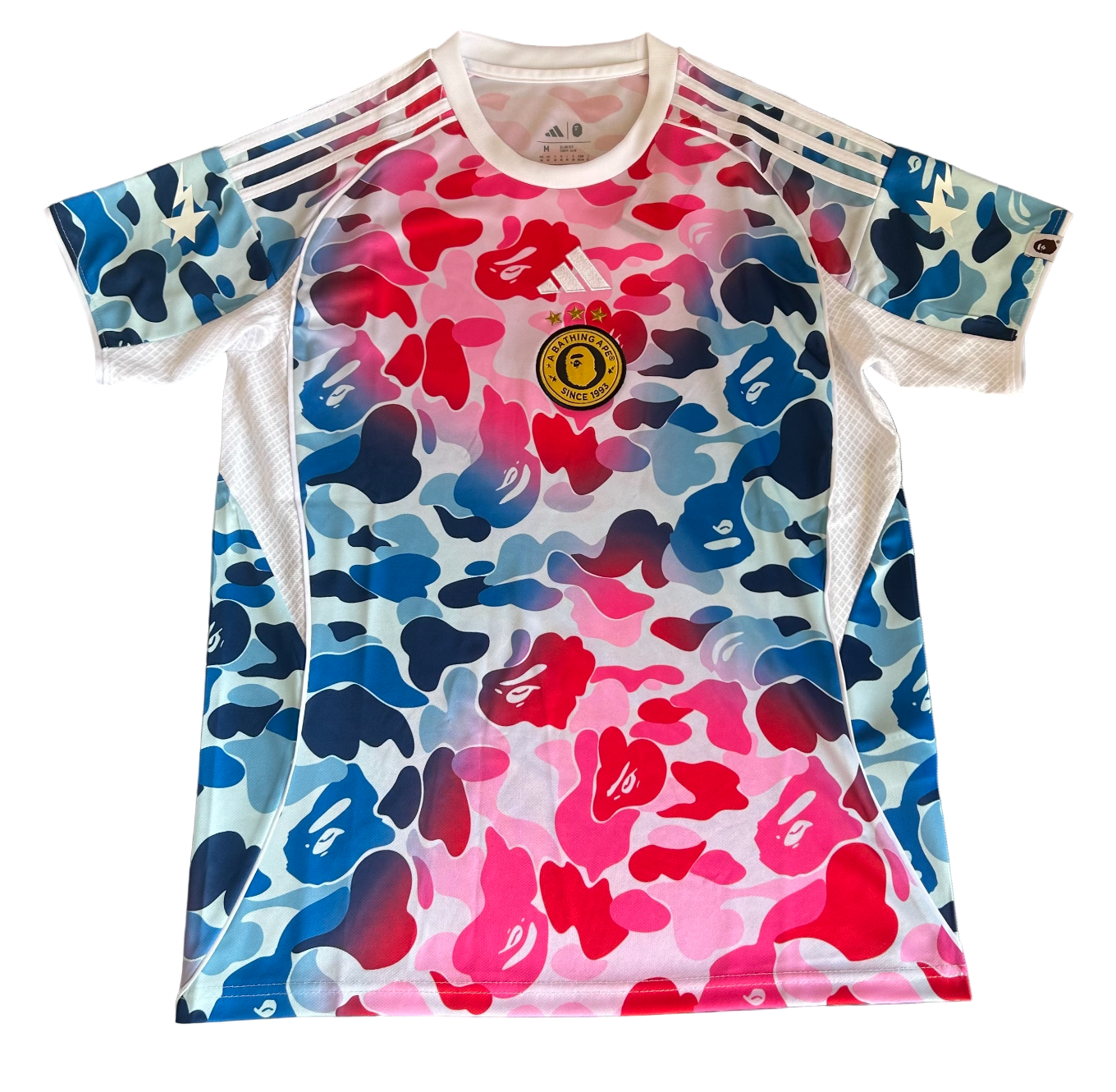 Bathing Ape (BAPE) 2026 Blau Pink Camo Trikot