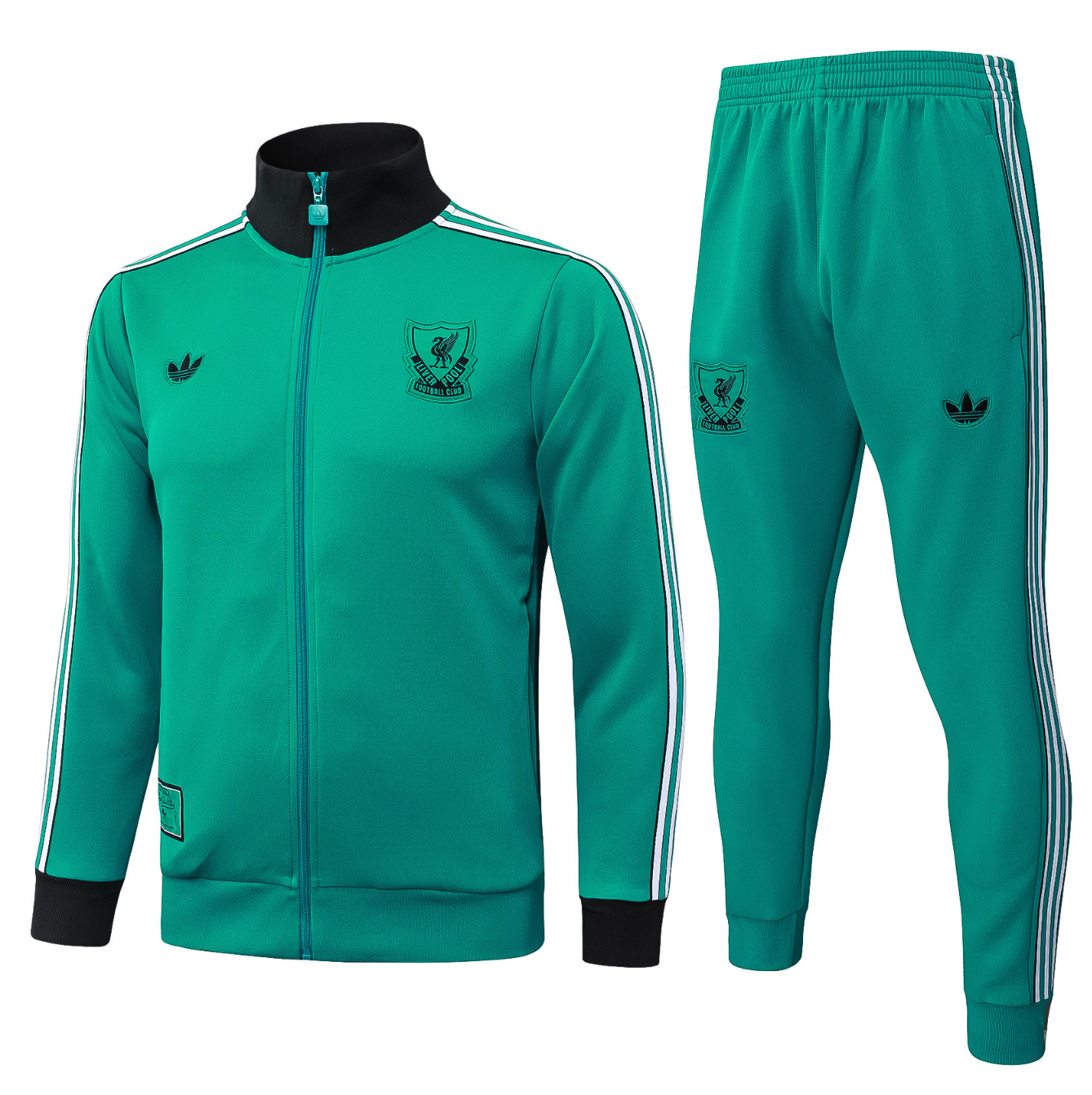 Liverpool FC 2027 grüner Trainingsanzug Terrace Icons