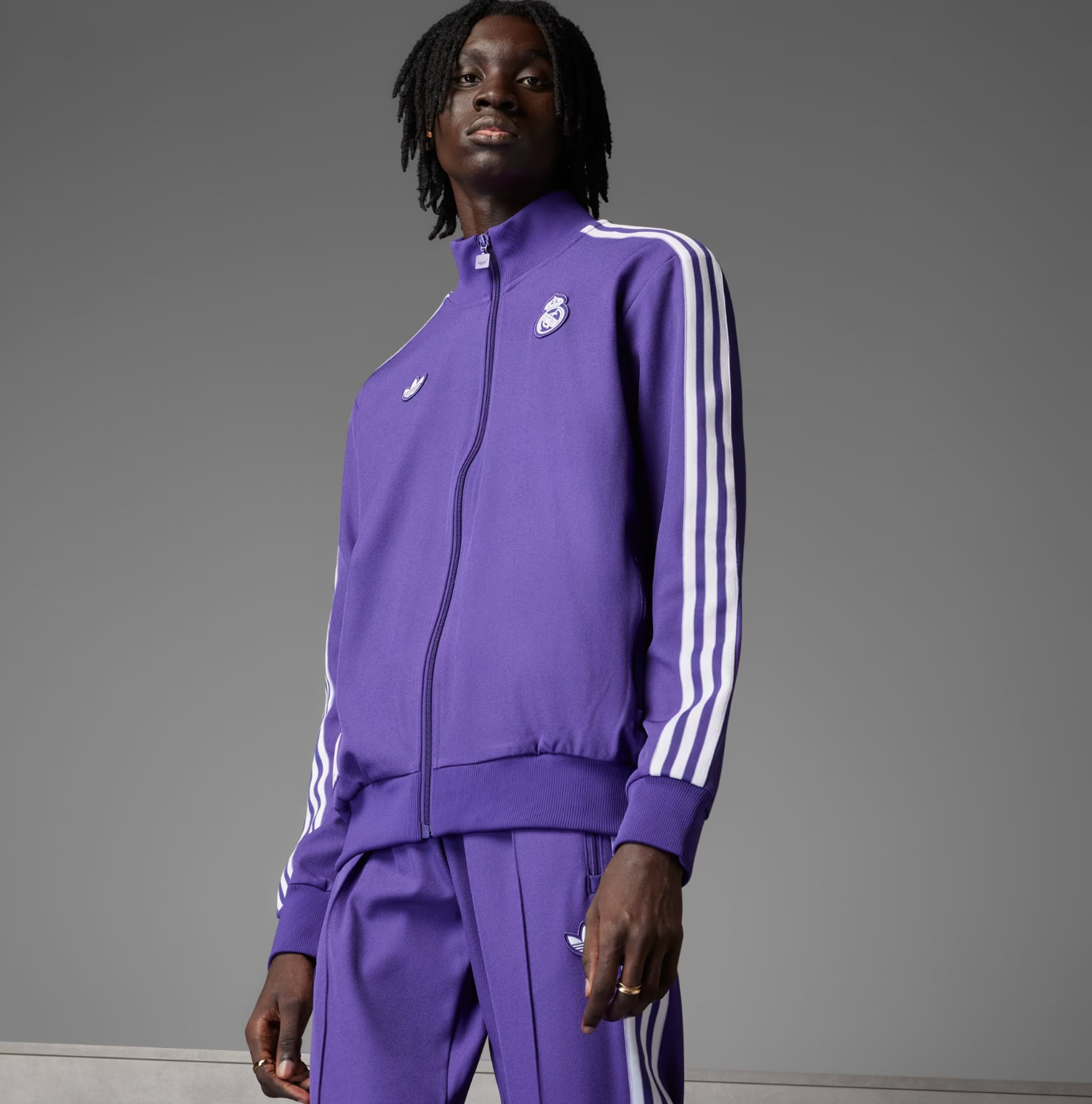 Real Madrid Icons Tracksuit Purple 2026
