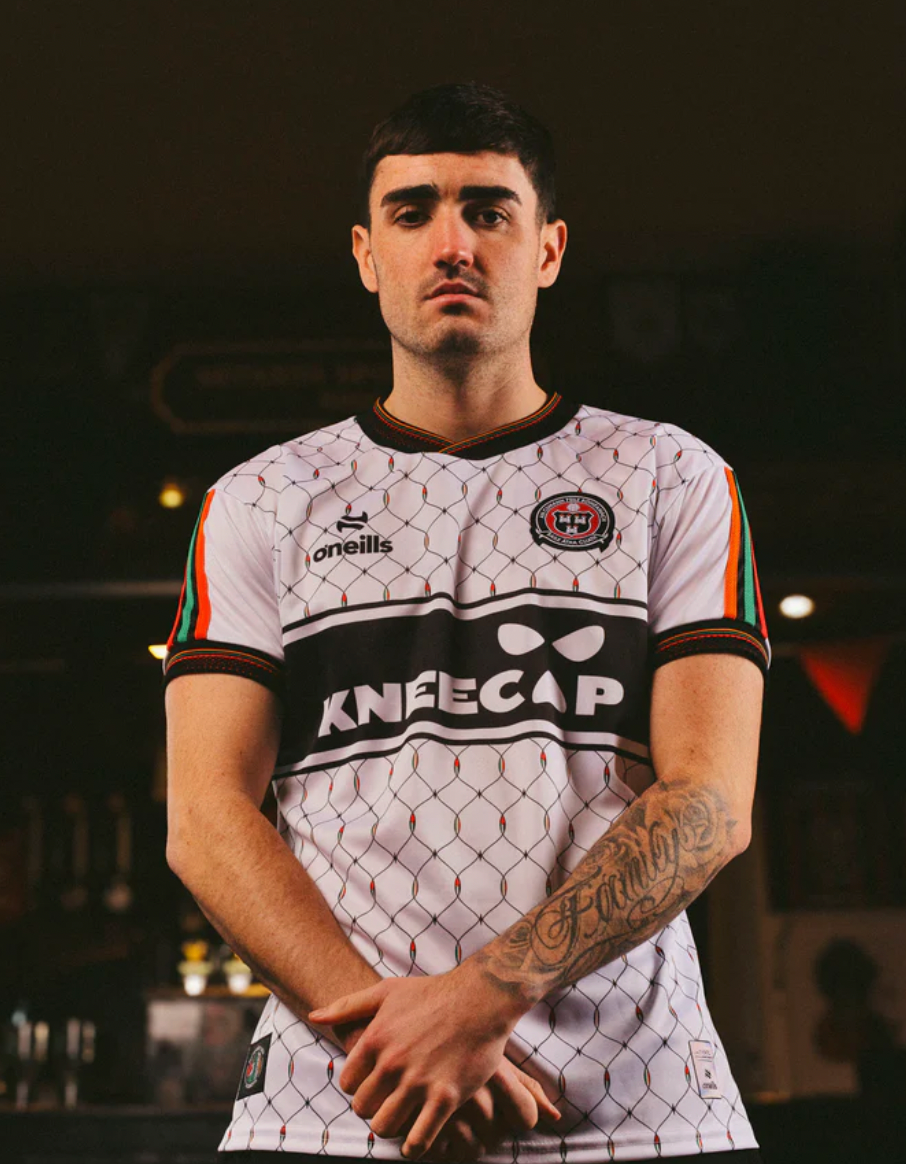 Bohemian FC x Kneecap 2026 Auswärtstrikot – Palästina Unterstützungsedition