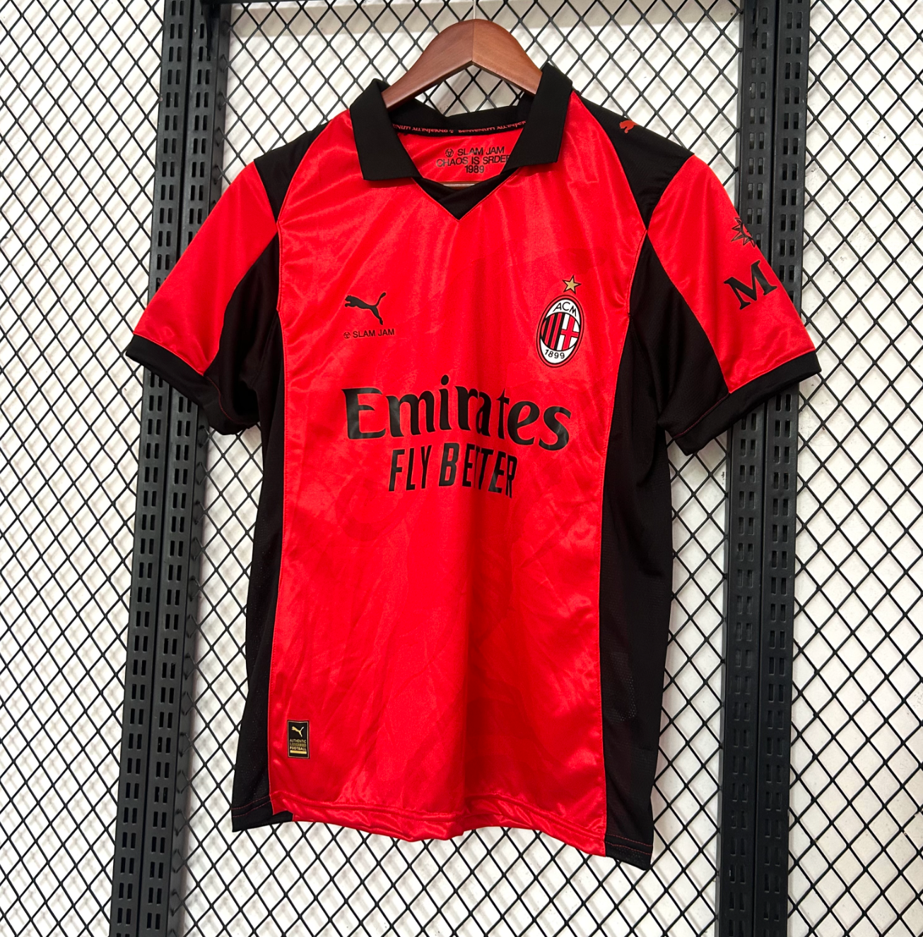 Maglia AC Milan x Slam Jam Edizione Limitata Rossa 2026