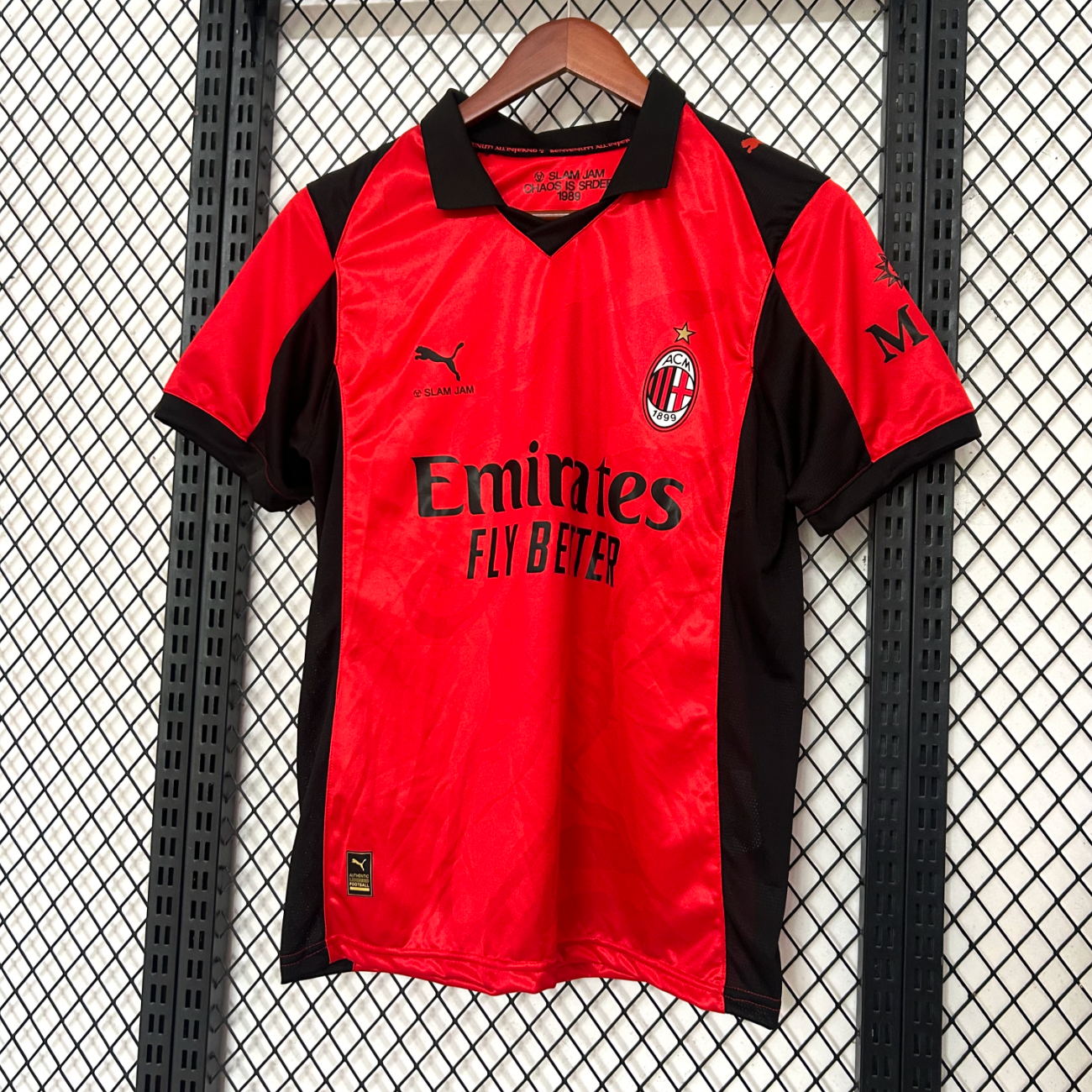 Maglia AC Milan x Slam Jam Edizione Limitata Rossa 2026