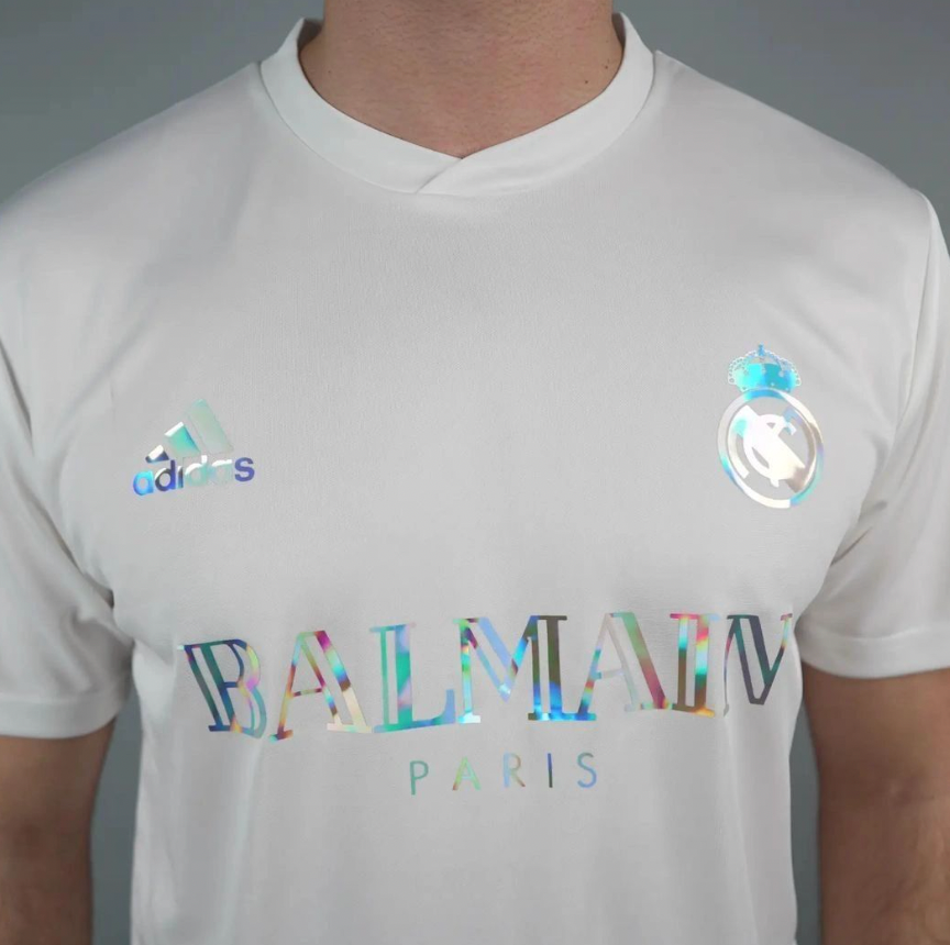 Maglia Real Madrid x Balmain Bianca