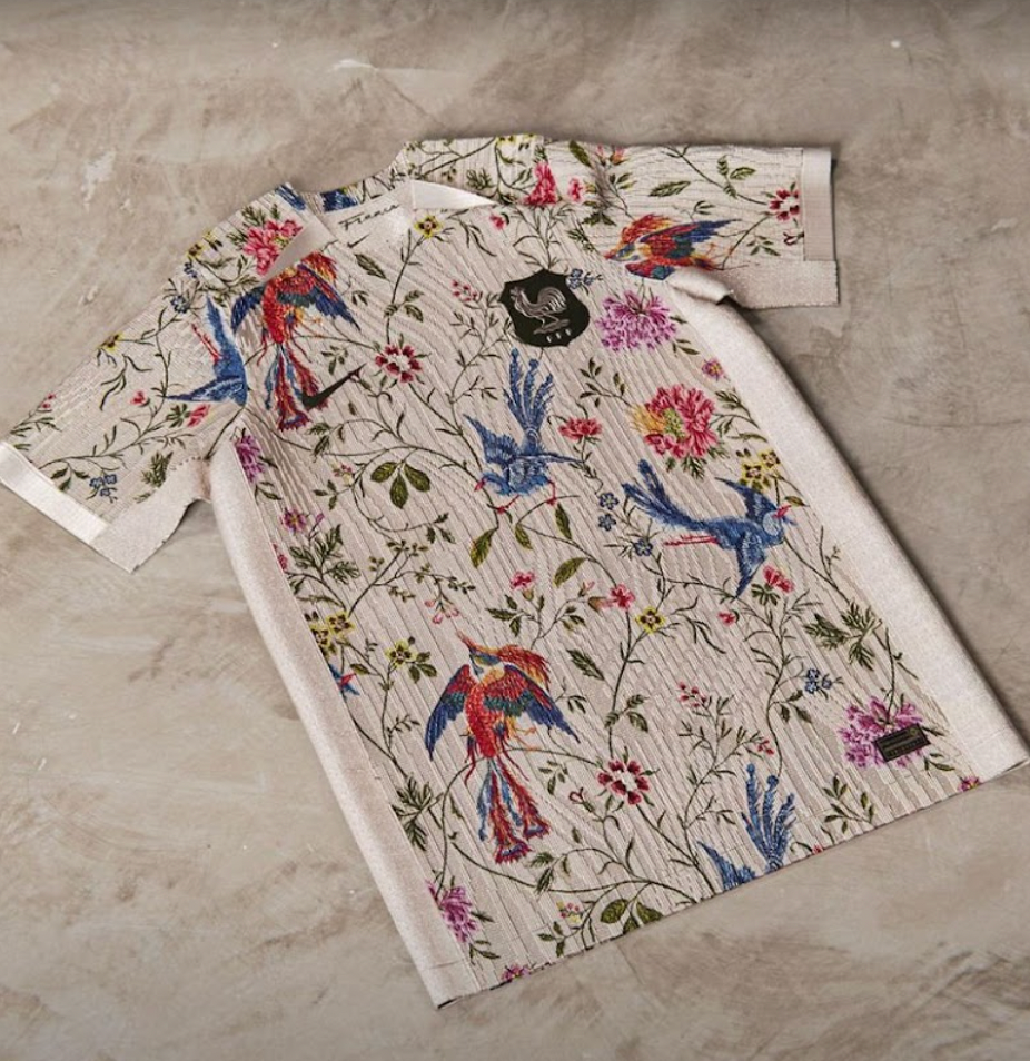 Frankreich X Dior Blumen Sonderedition Trikot