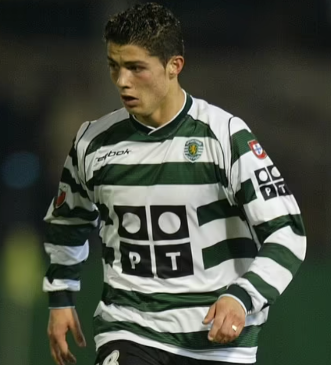 Maglia Calcio Manica Lunga Sporting Lisbona 2001/2003