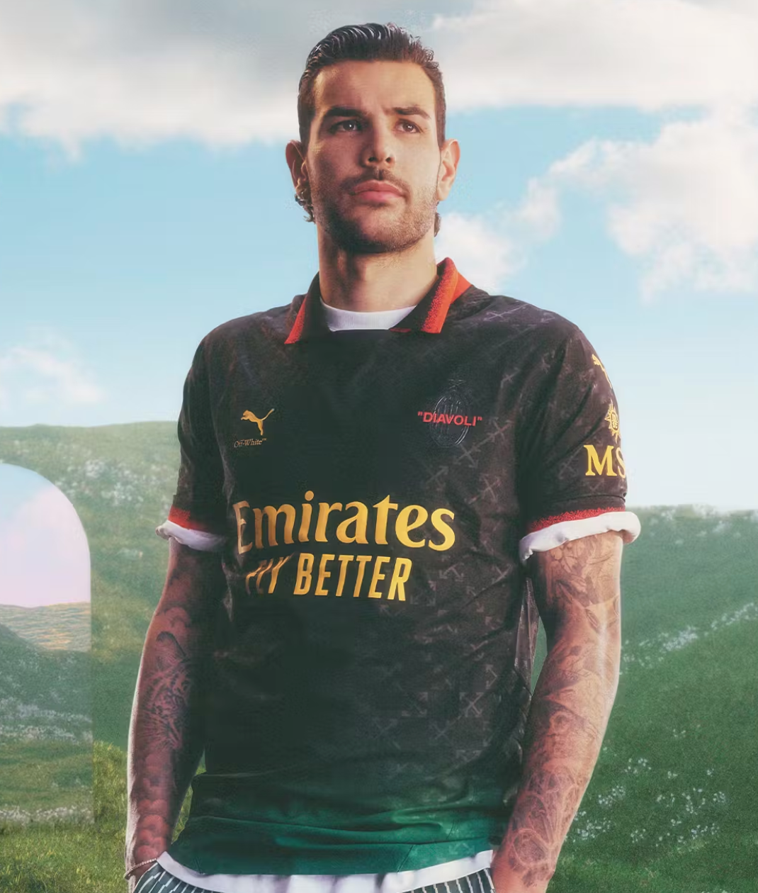 AC Milan x Off-White 2024/2025 (SCHWARZ)