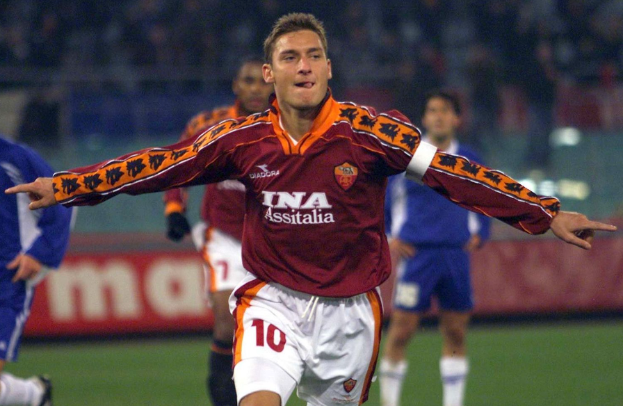AS Roma Langarm Heimtrikot – 1998-99