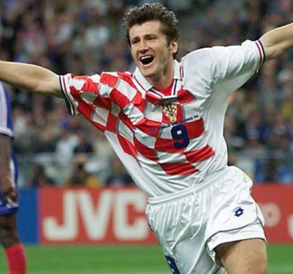 Kroatien Heim Retro-Trikot – 1998