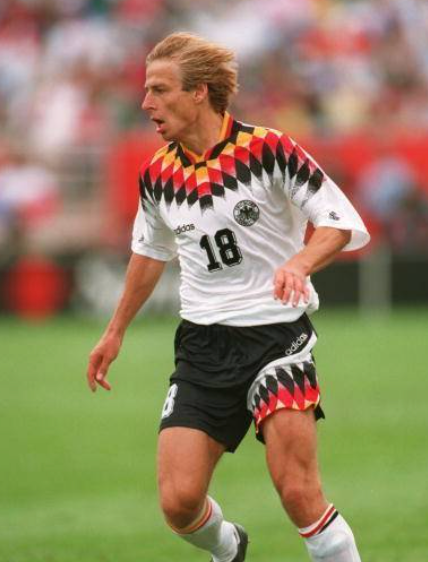 1994 Deutschland Heim Retro-Trikot