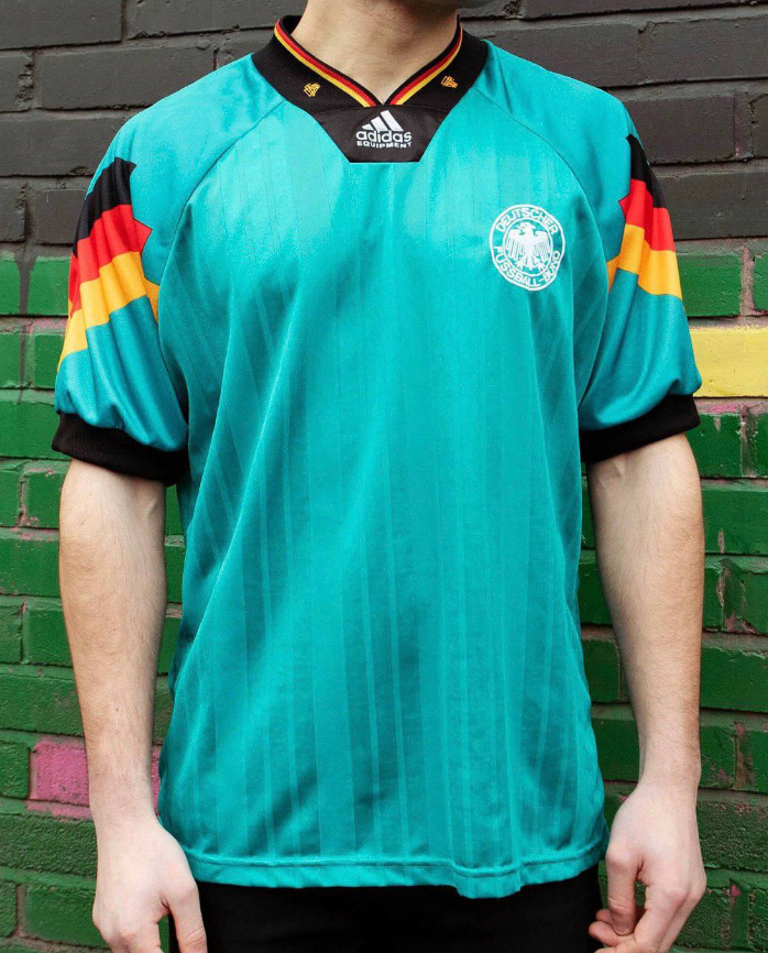 Deutschland Auswärts Retro-Trikot 1992