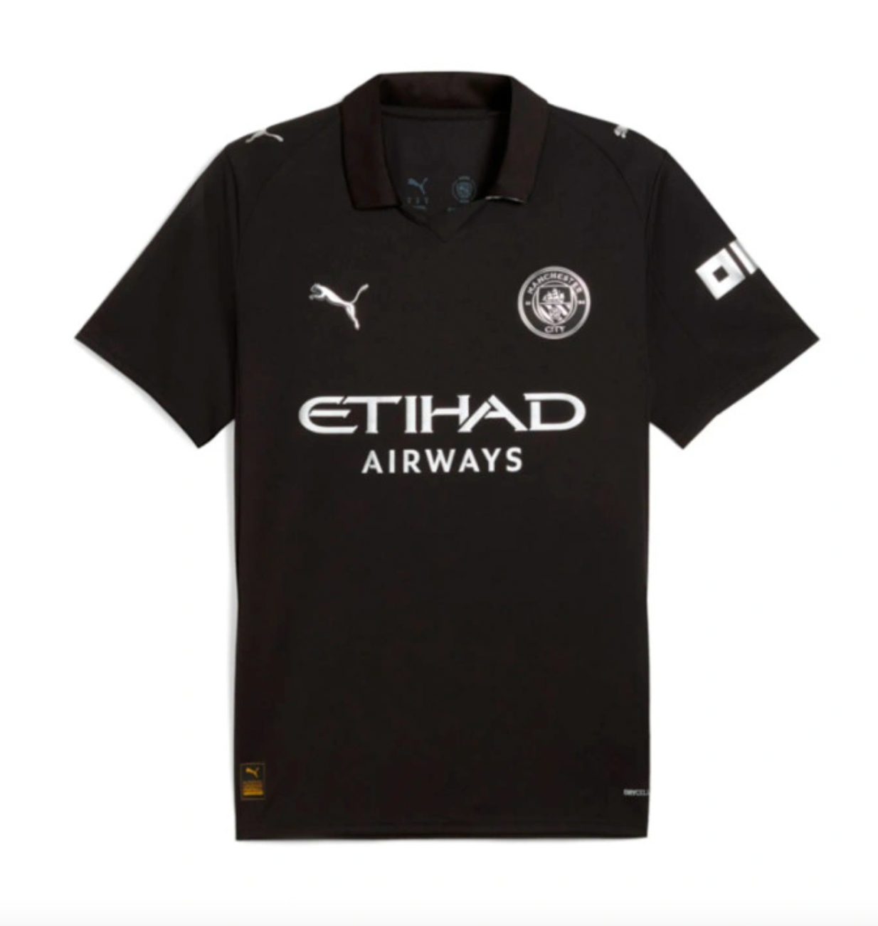 Manchester City 2025/2026 Schwarzes Auswärtstrikot