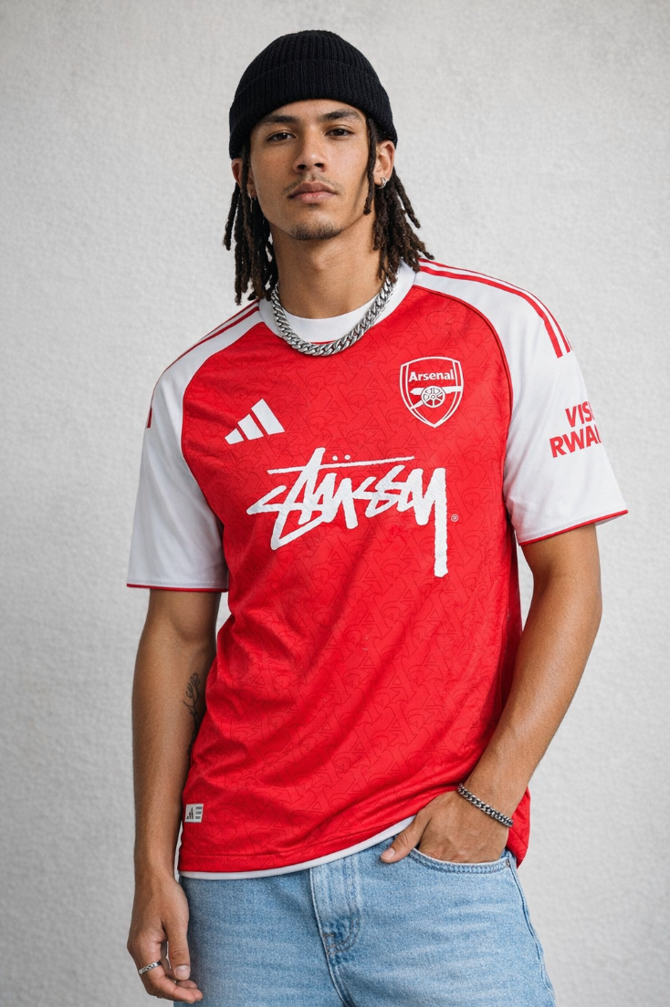 Kit concetto Arsenal x Stussy