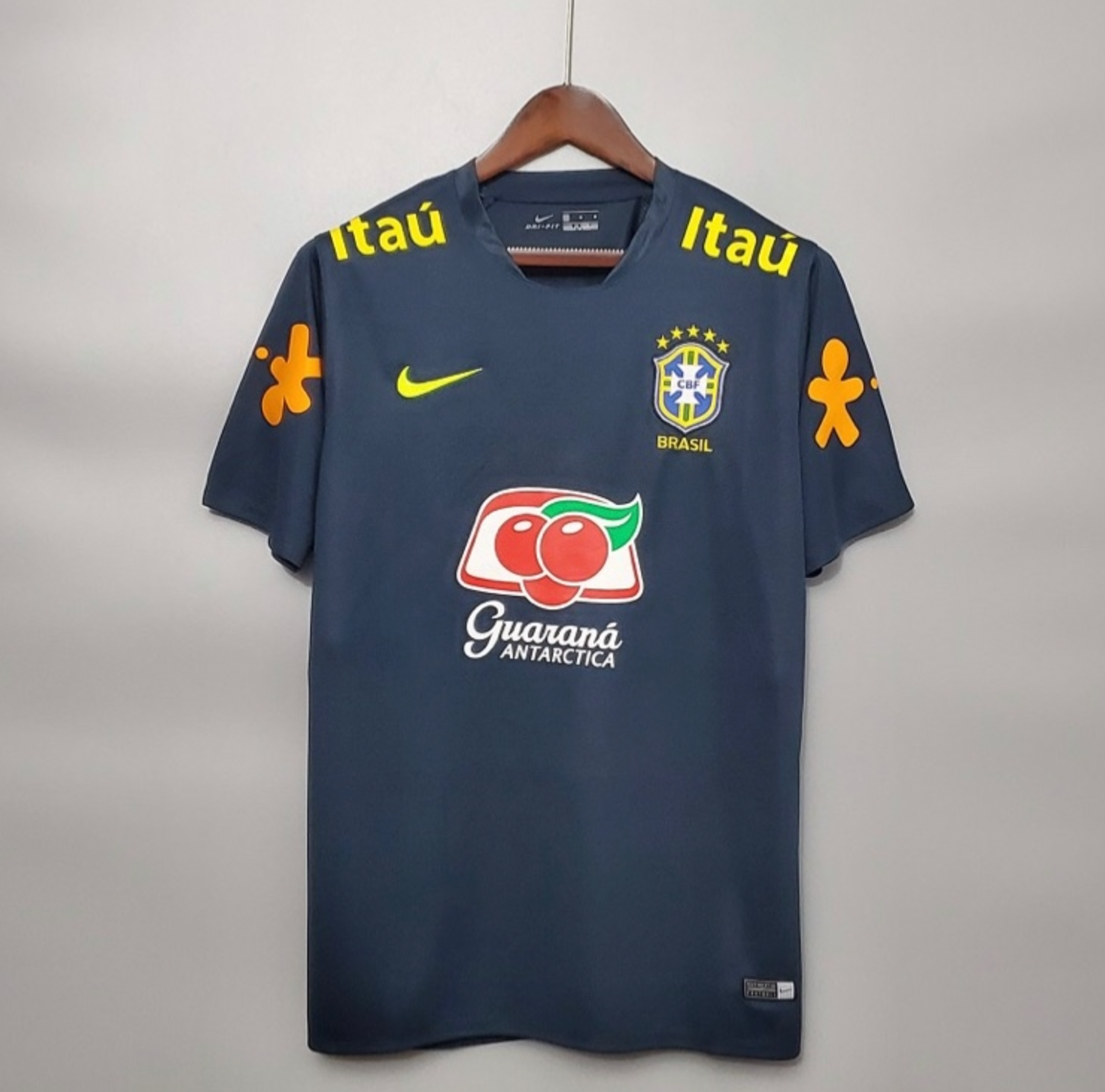 Maglia Brasile Grigio Scuro Guaraná
