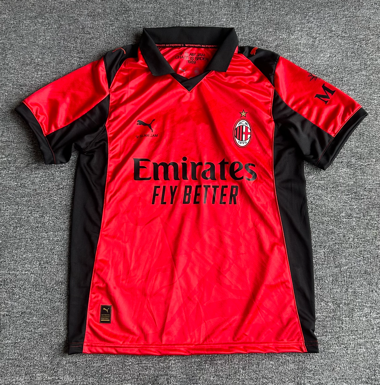 Maglia AC Milan x Slam Jam Edizione Limitata Rossa 2026