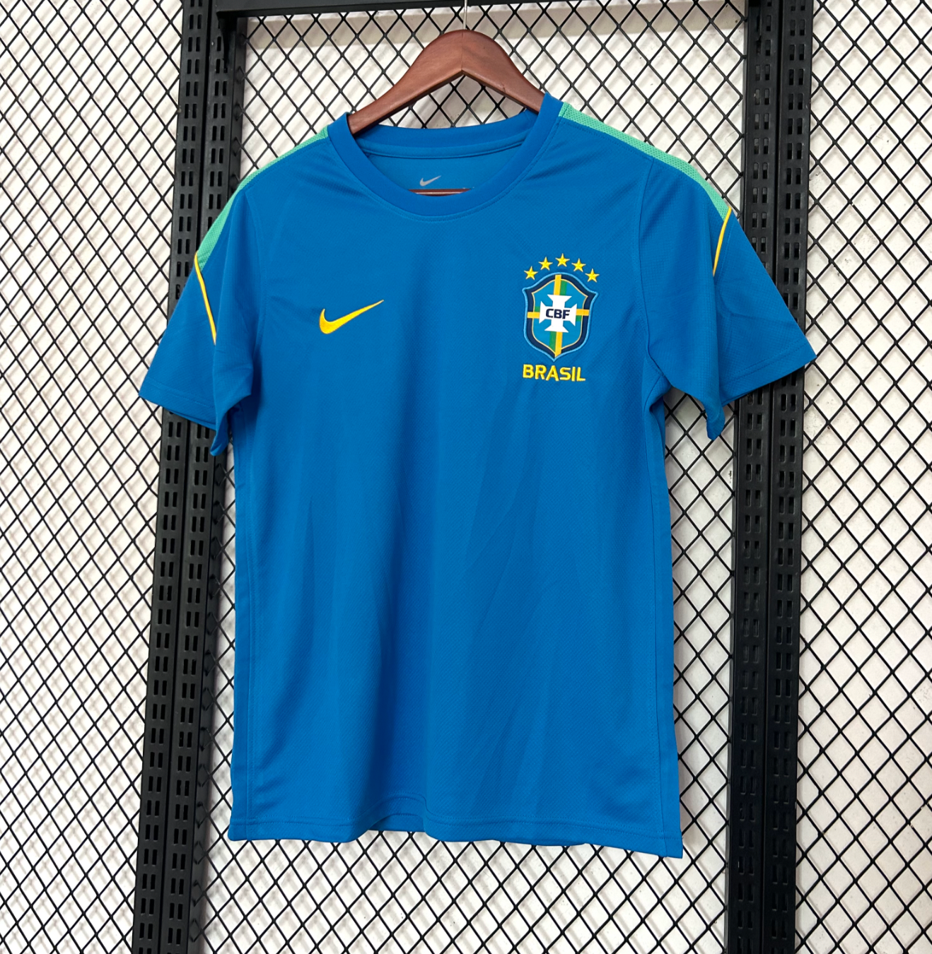 Brasilien Blaues Trainingsshirt 2026