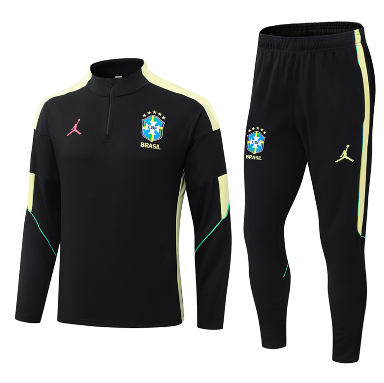 Brasilien Jordan Schwarzer Trainingsanzug 2026