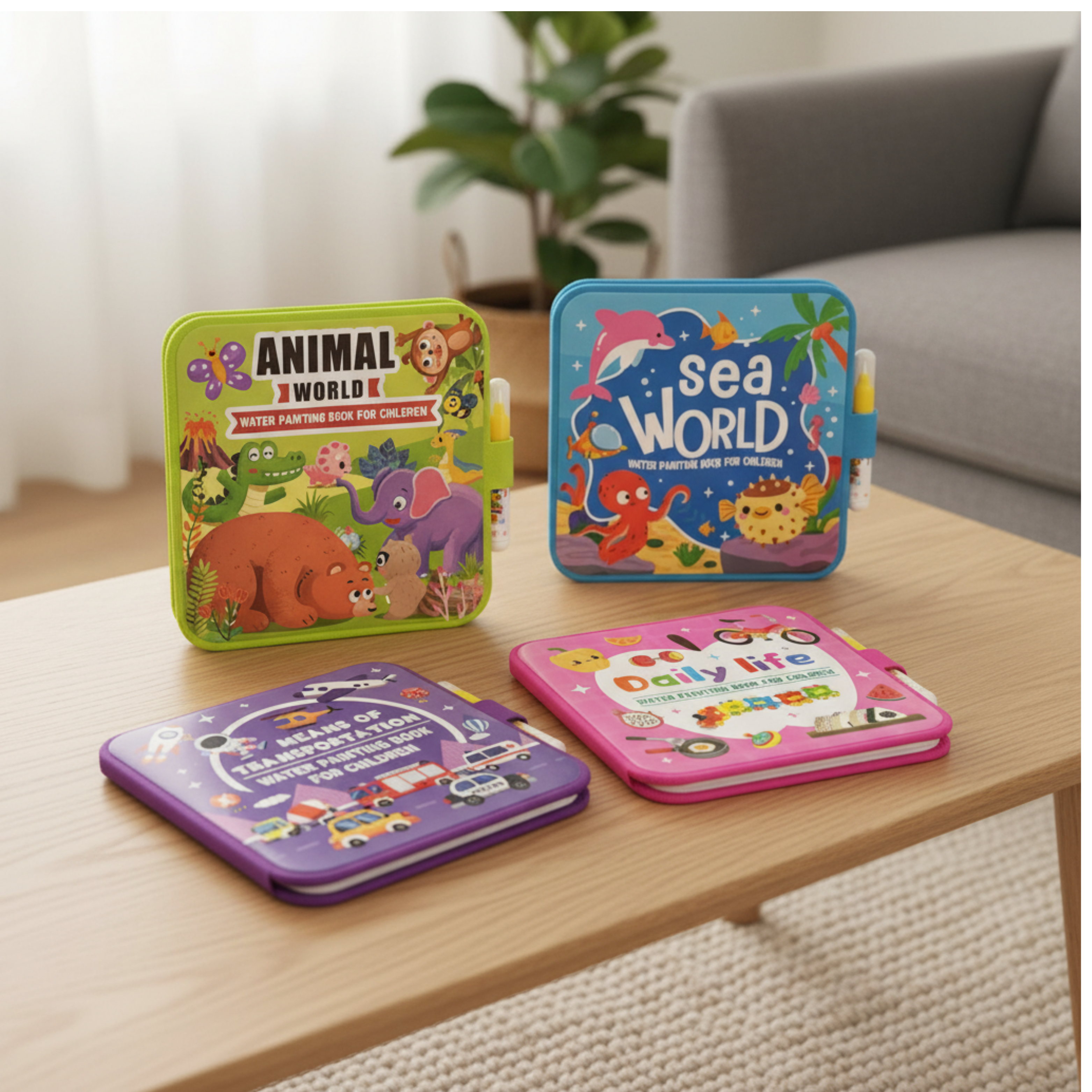 Magic Water Coloring Book