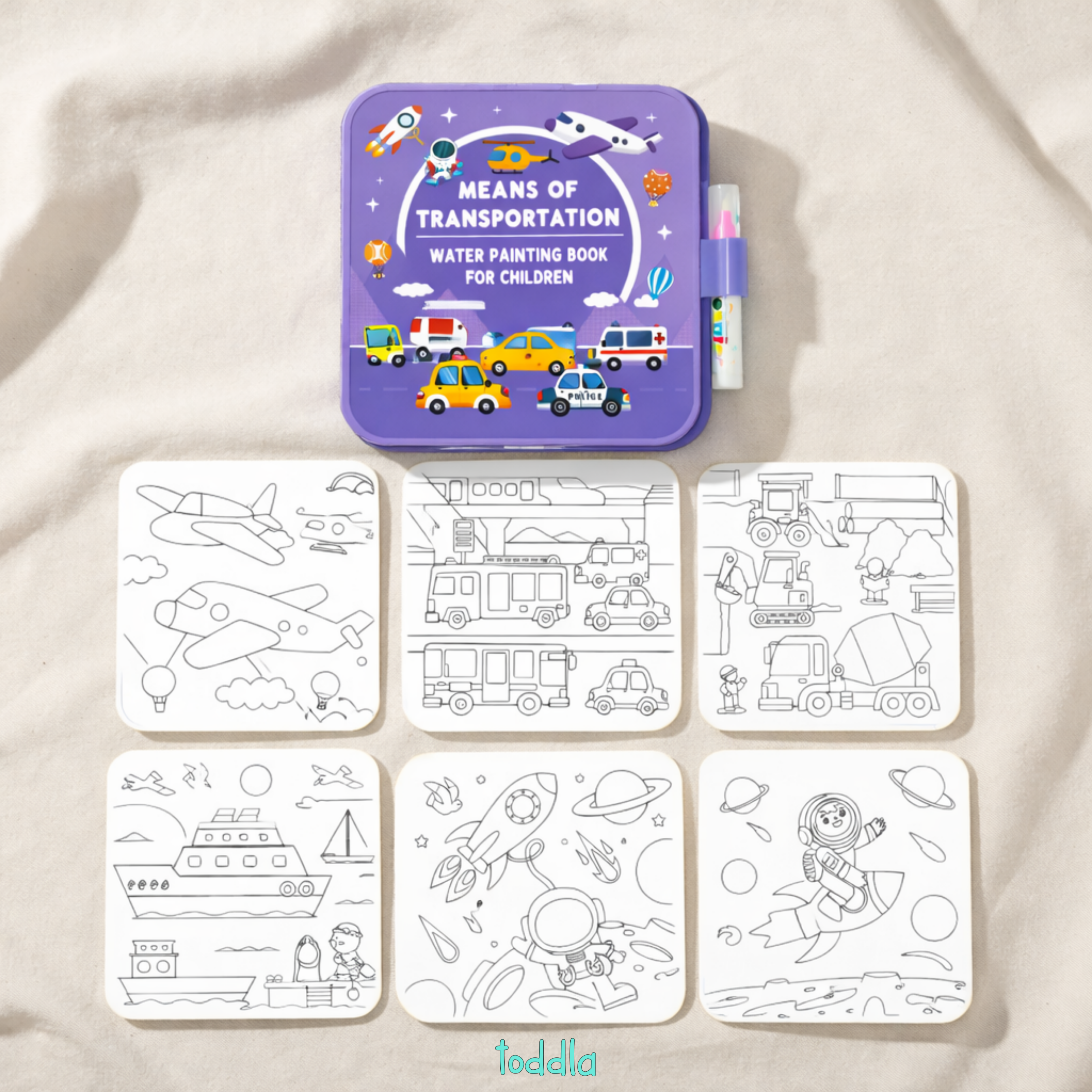 Magic Water Coloring Book